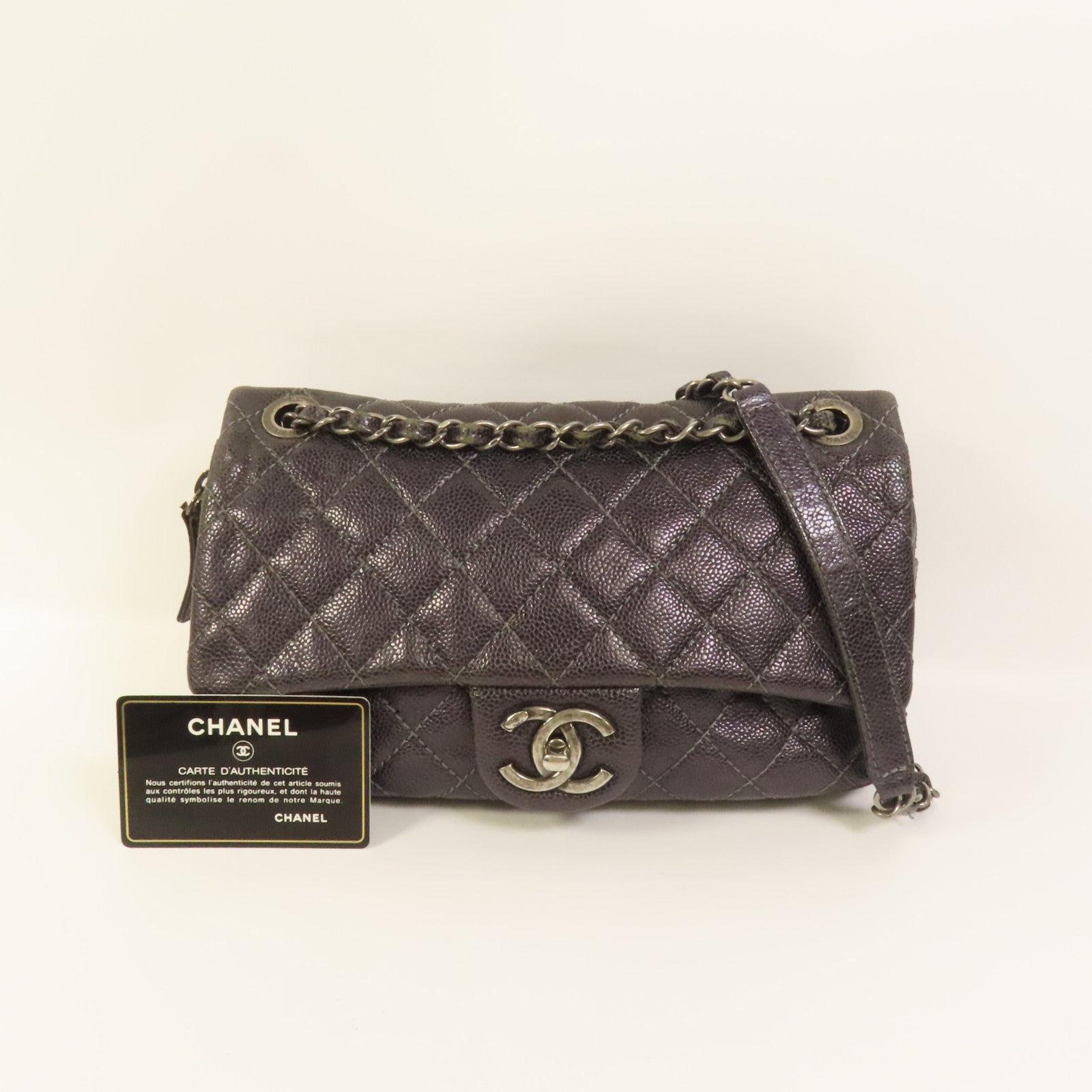 CHANEL 牛皮皮革Chain Shoulder肩背袋