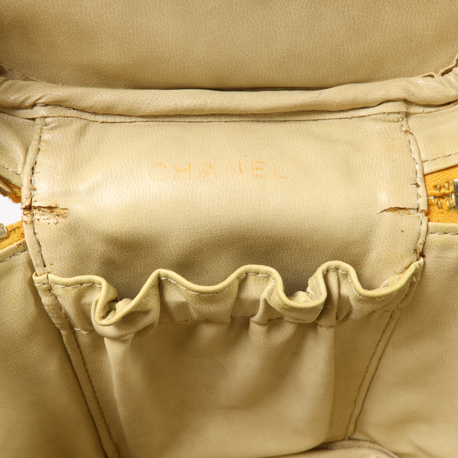 CHANEL 牛皮皮革Vanity Case手挽袋
