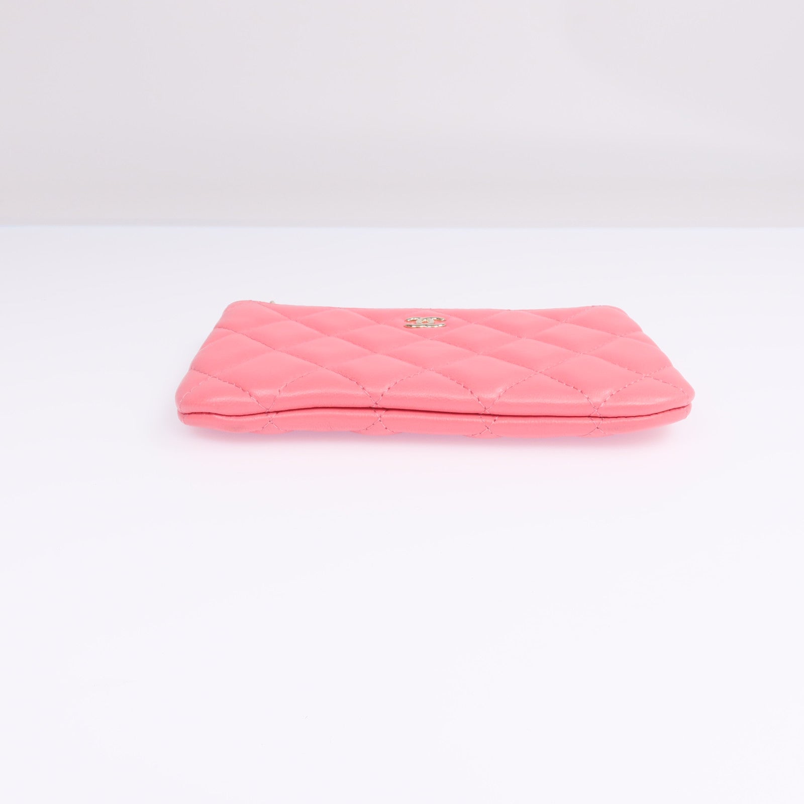 CHANEL 羊皮皮革Mini Pouch金扣零錢包