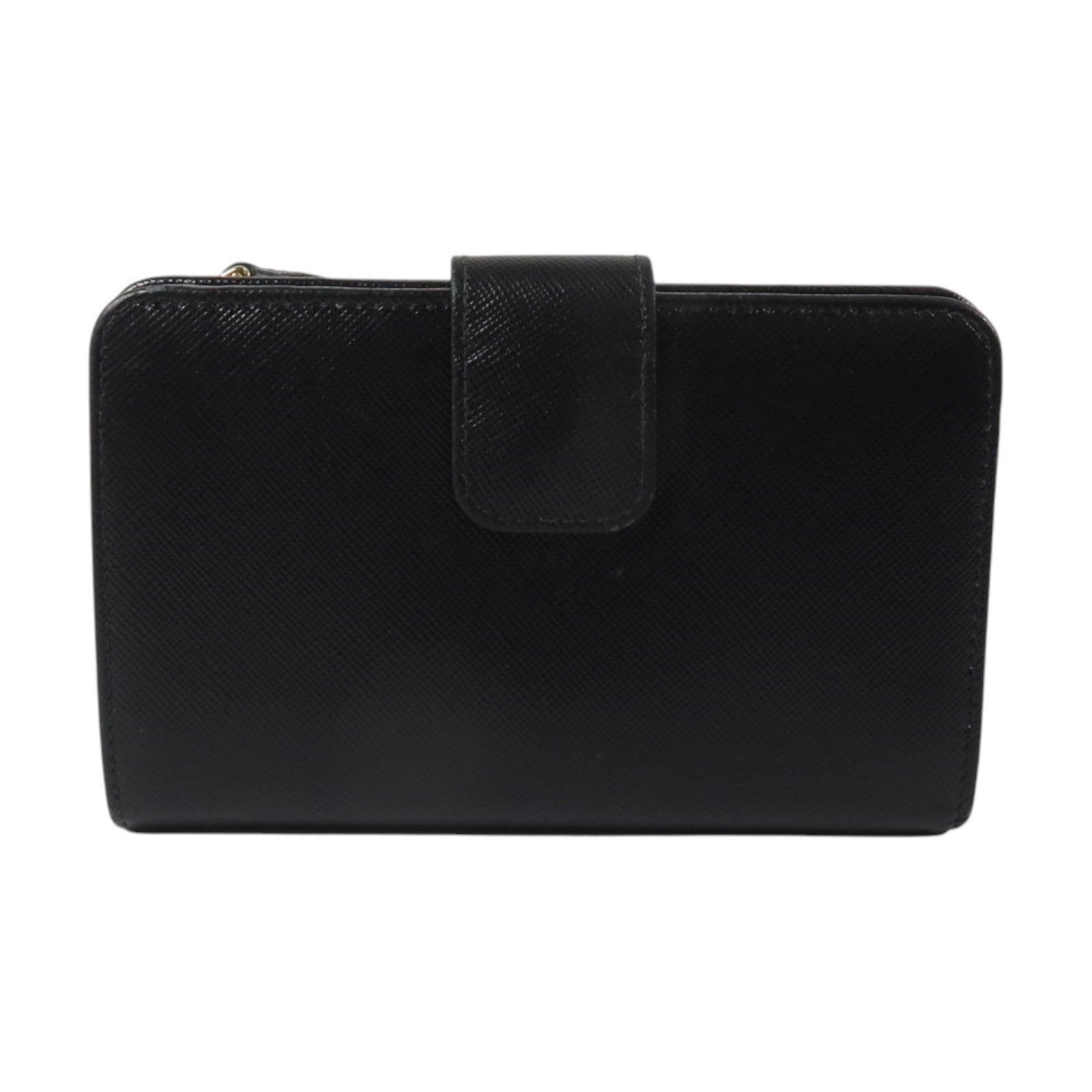 PRADA Saffiano皮革Wallet金扣錢包