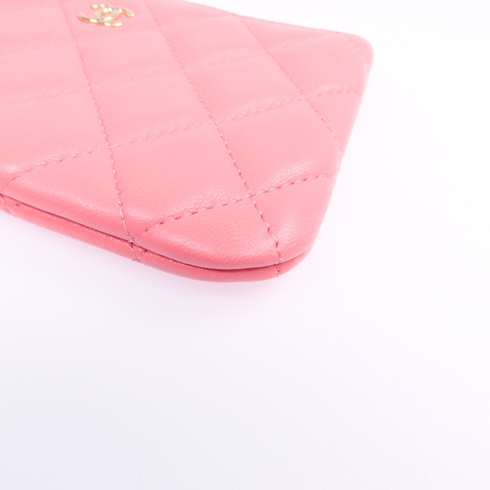 CHANEL 羊皮皮革Mini Pouch金扣零錢包