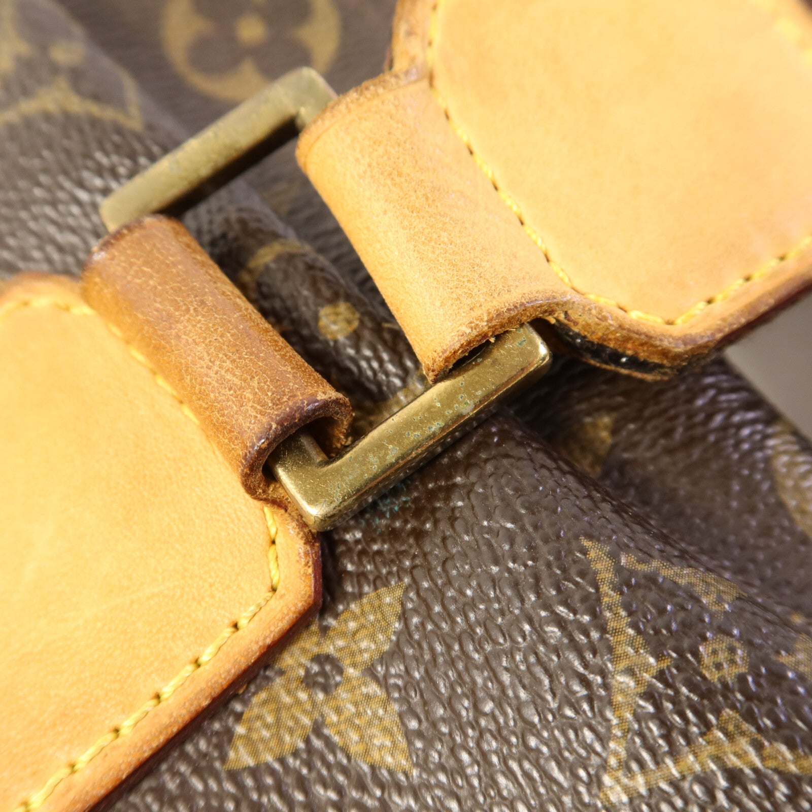 LOUIS VUITTON Monogram Sac Bosphore金扣手挽肩背兩用袋