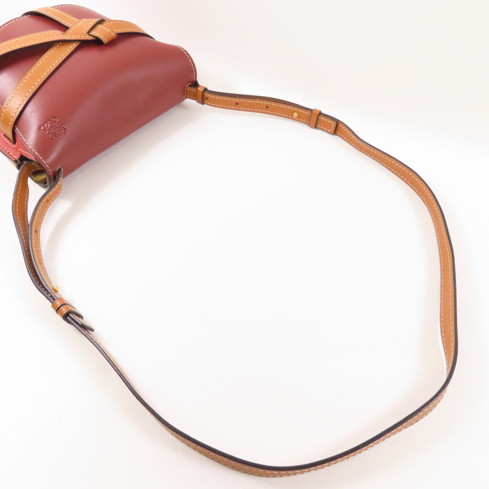 LOEWE 【激減優惠】牛皮皮革Small Gate Shoulder Bag肩背袋