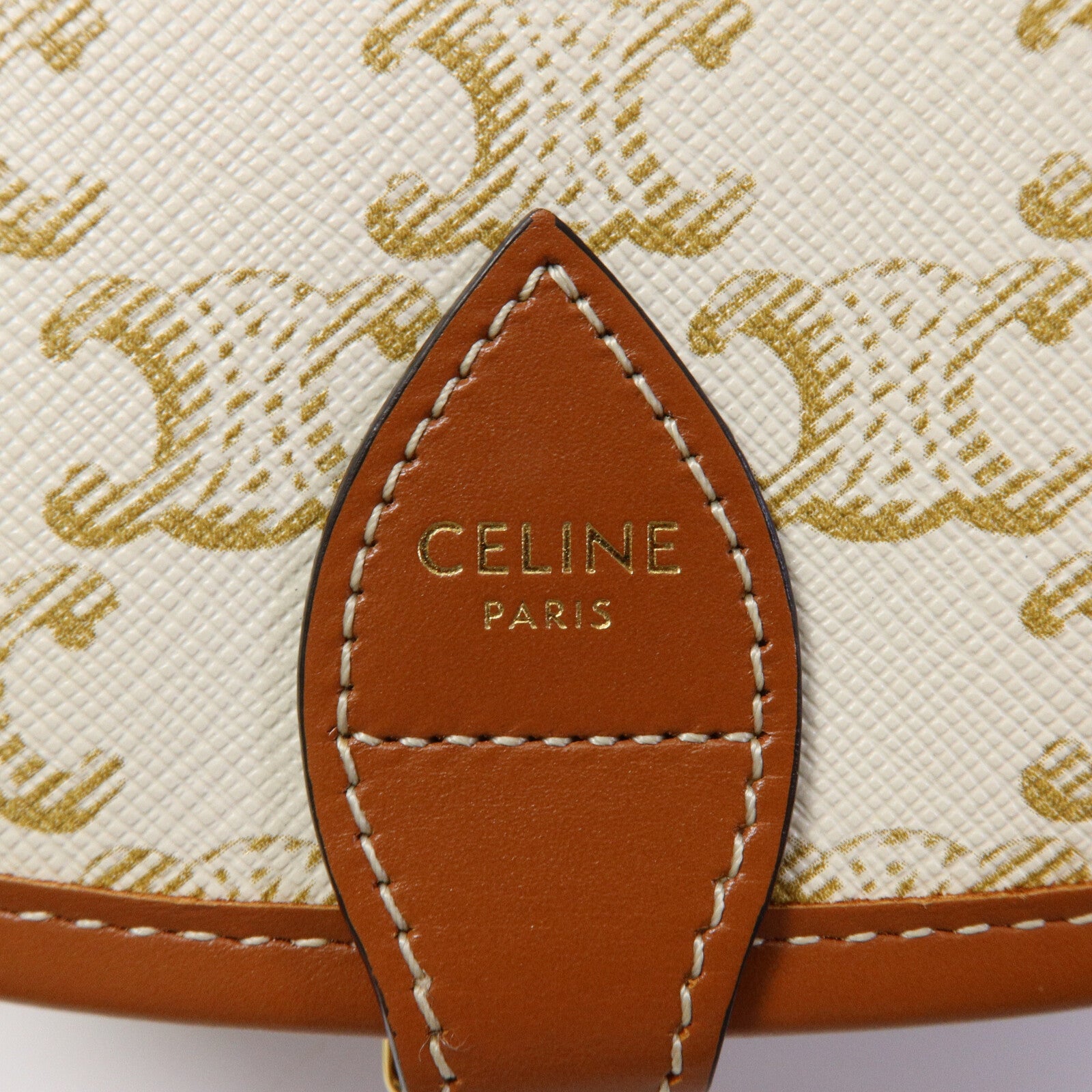 CELINE 塗層帆布Folco肩背袋