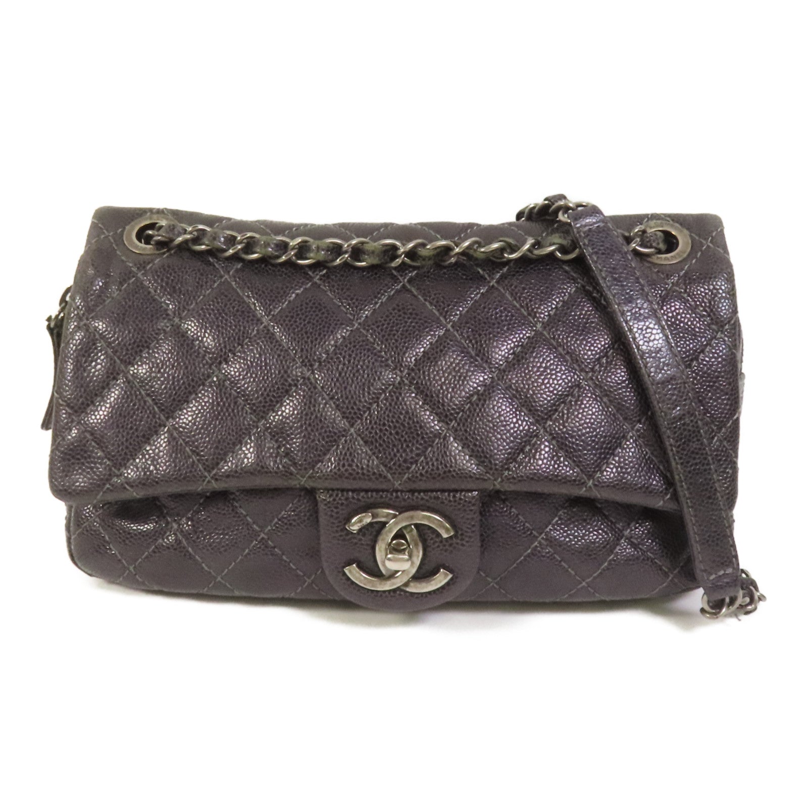 CHANEL 牛皮皮革Chain Shoulder肩背袋