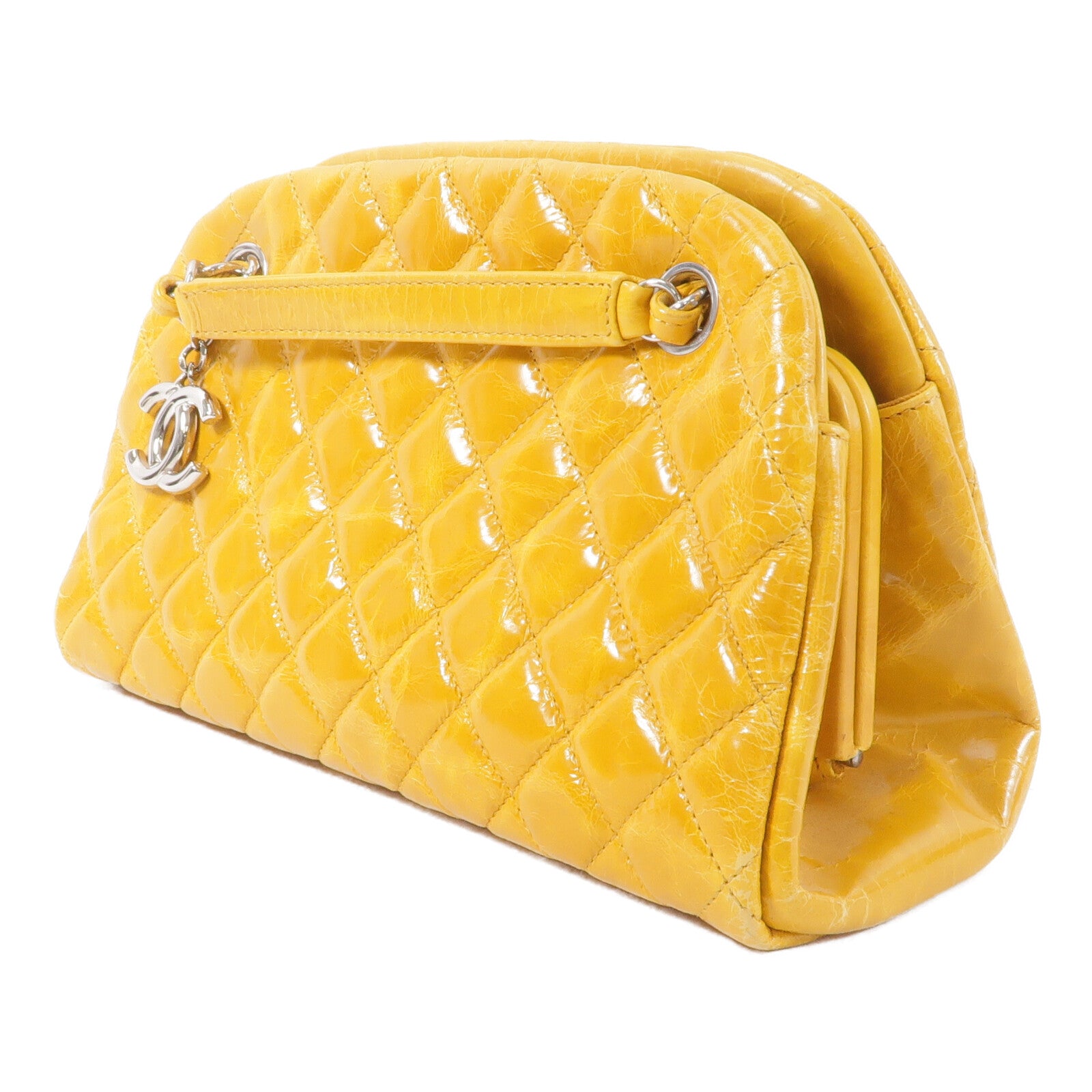 CHANEL 牛皮皮革Chain Shoulder鏈帶肩背袋