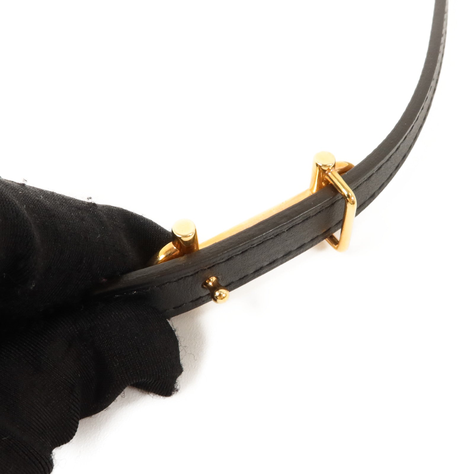 HERMES Epsom皮革/Swift皮革Gamma Reversible Belt 85cm皮帶Etoupe/Noir