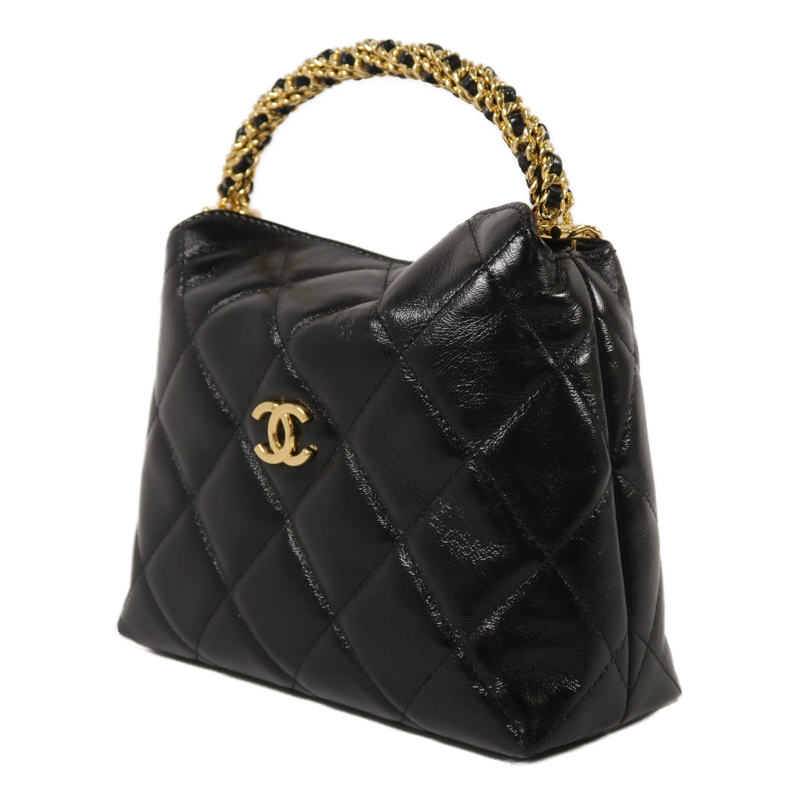 CHANEL 羊皮皮革Clutch With Chain手挽肩背兩用袋