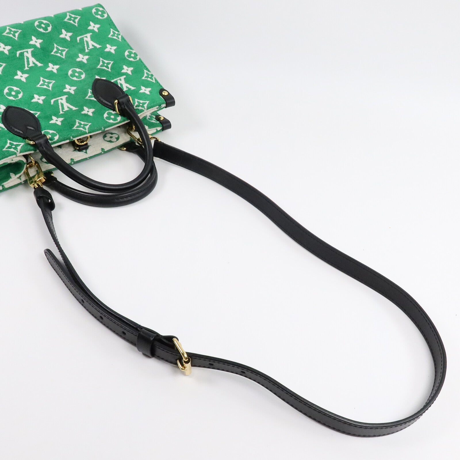 LOUIS VUITTON Monogram Jacquard OnTheGo PM手挽肩背兩用袋