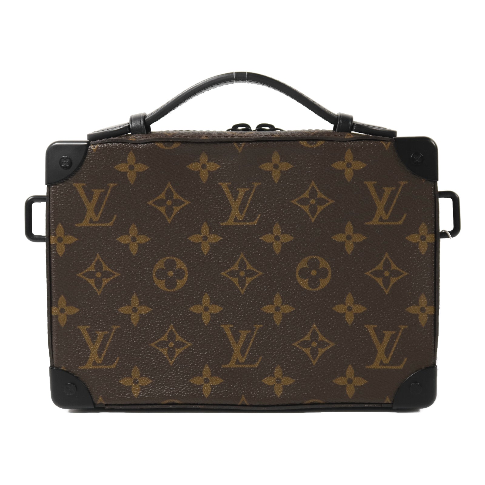 LOUIS VUITTON Monogram Macassar Handle Soft Truck手挽肩背兩用袋