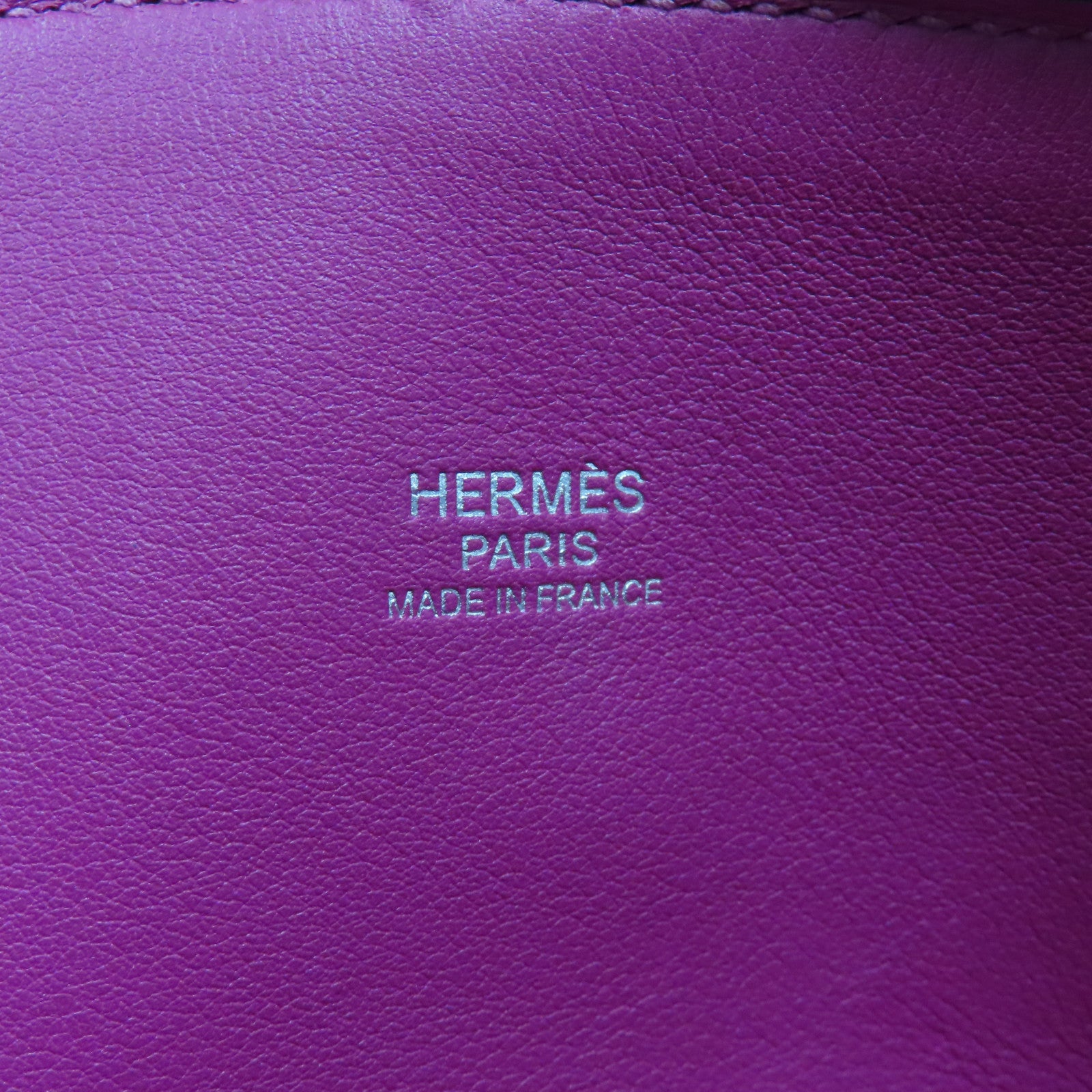 HERMES Swift皮革Bolide 27銀扣手挽肩背兩用袋玫瑰紫色