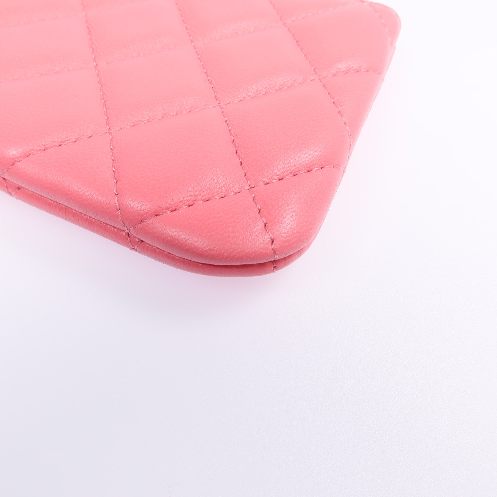 CHANEL 羊皮皮革Mini Pouch金扣零錢包