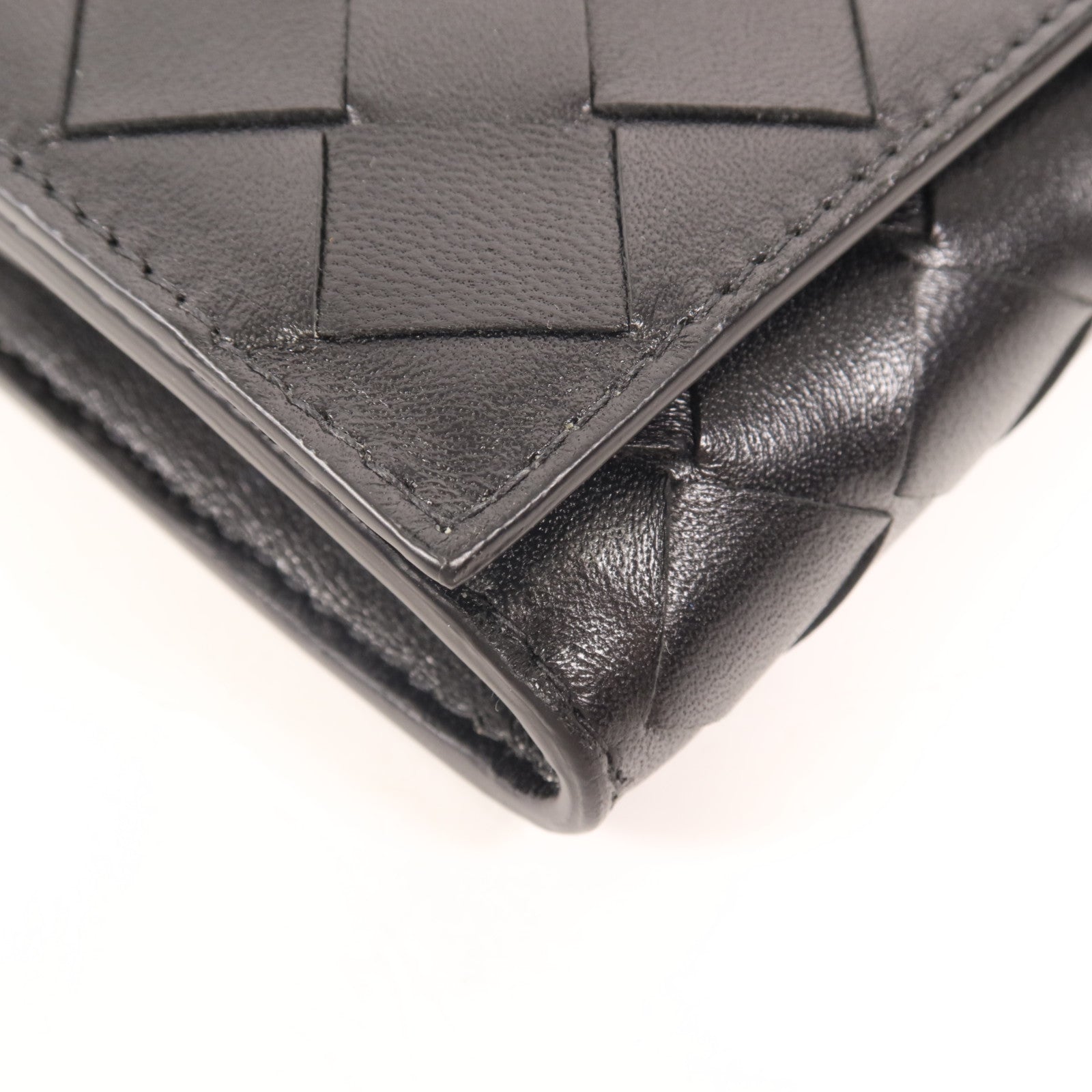 BOTTEGA VENETA 牛皮皮革Long wallet金扣長錢包