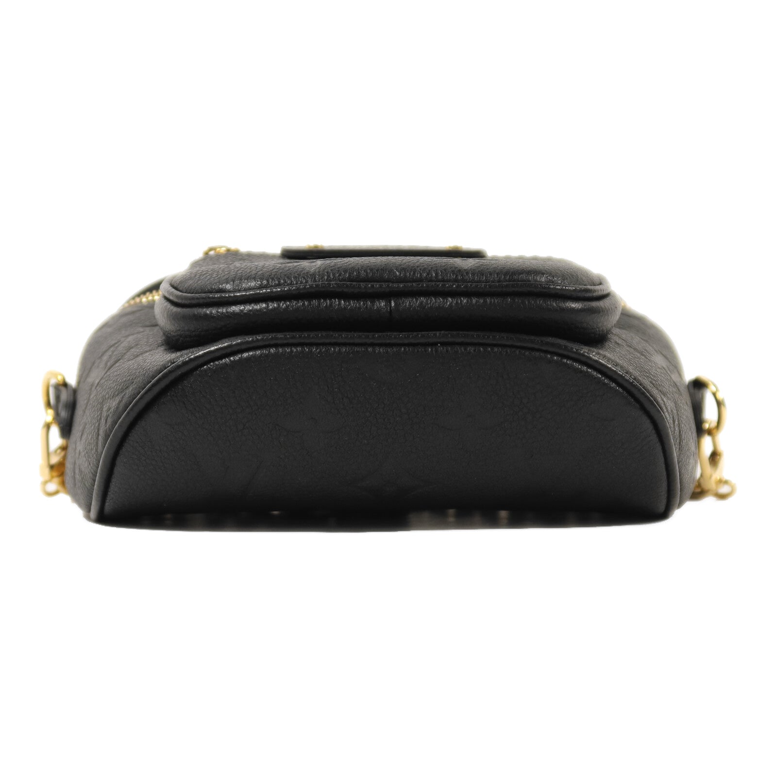 LOUIS VUITTON Monogram Empreinte Mini Bumbag金扣手挽肩背兩用袋