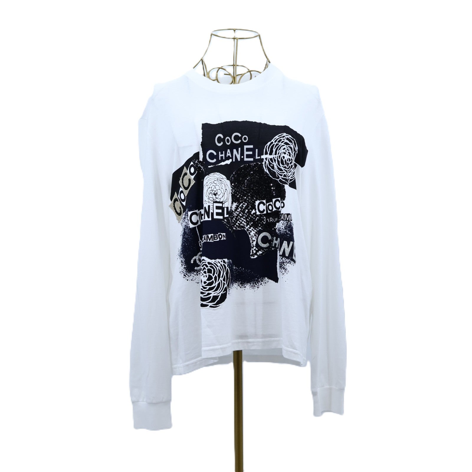 CHANEL Cotton Long Sleeves T-Shirt上衣