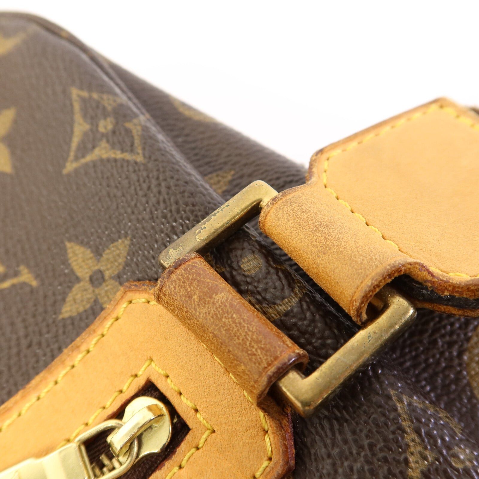 LOUIS VUITTON Monogram Sac Bosphore金扣手挽肩背兩用袋