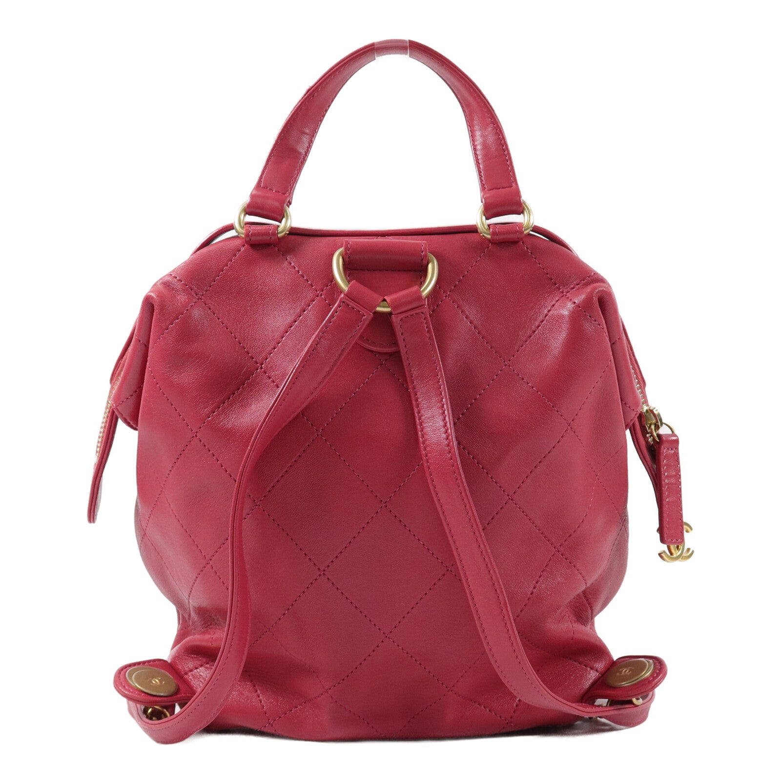 CHANEL 羊皮皮革Backpack背包