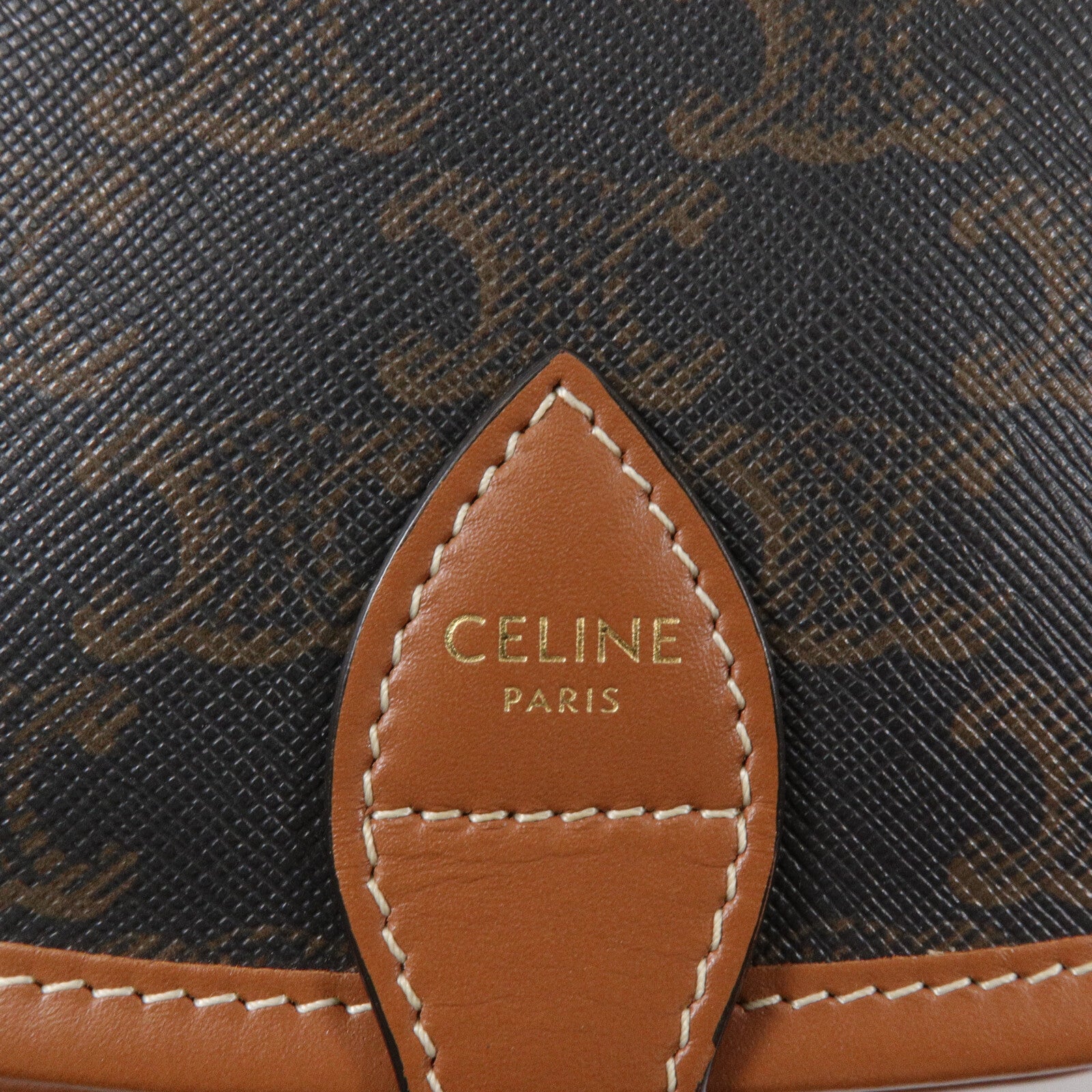 CELINE 塗層帆布Folco肩背袋