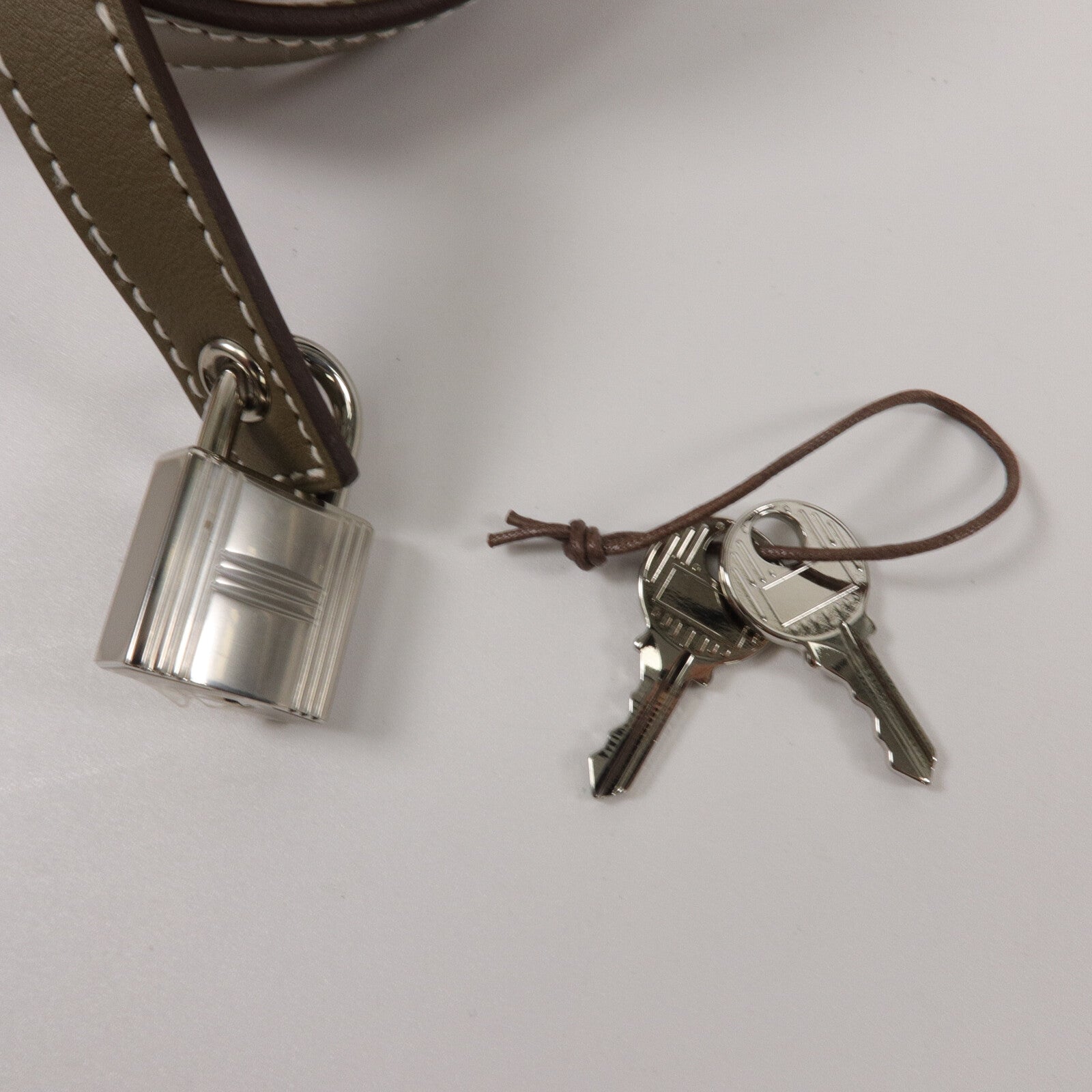 HERMES 帆布/Swift皮革Picotin PM手挽袋Etoupe
