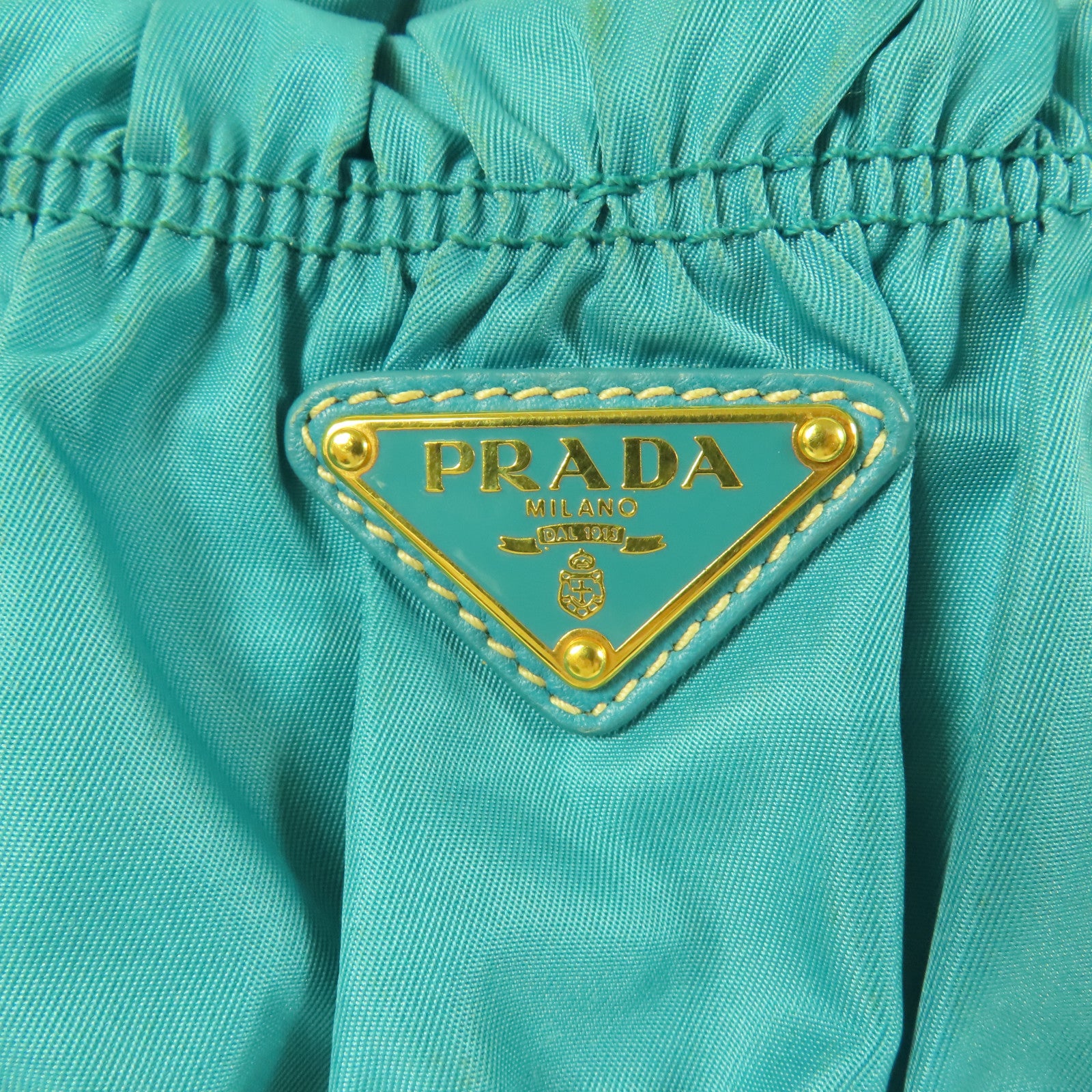 PRADA 尼龍Tessuto Gaufre金扣手挽肩背兩用袋