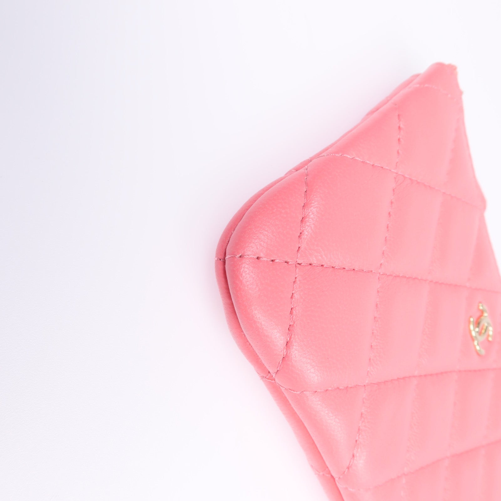 CHANEL 羊皮皮革Mini Pouch金扣零錢包