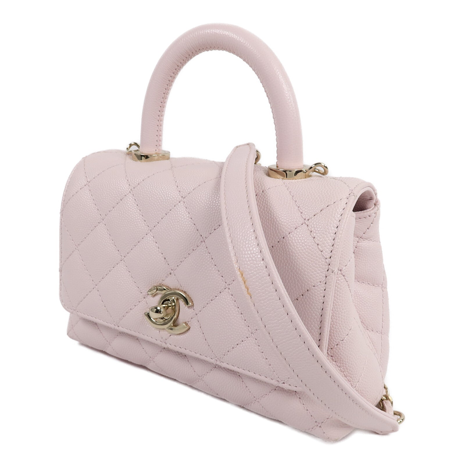CHANEL 牛皮皮革Coco Handle Mini手挽肩背兩用袋