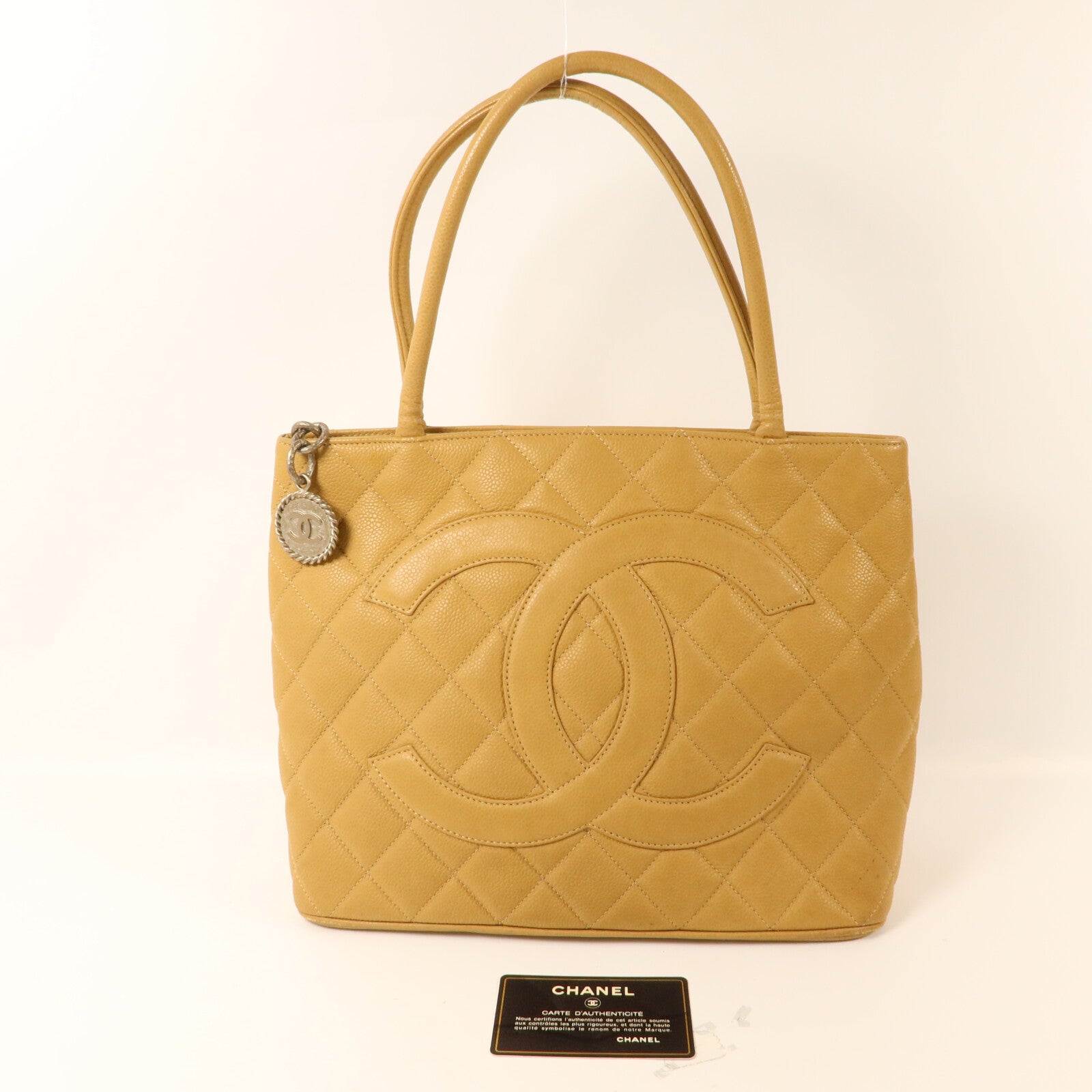 CHANEL 牛皮皮革Medallion Tote手挽袋