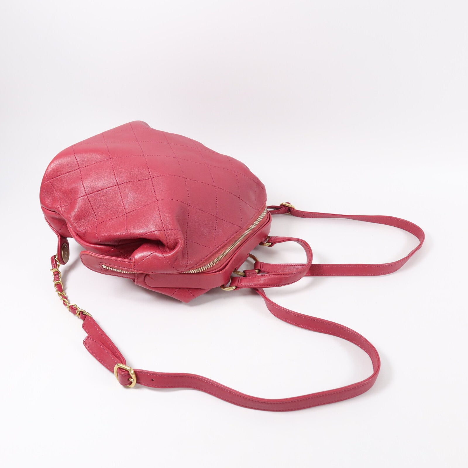 CHANEL 羊皮皮革Backpack背包