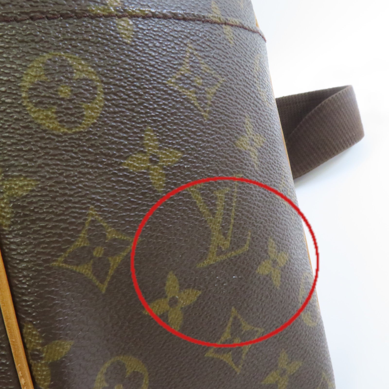 LOUIS VUITTON Monogram Pochette Gange Waist Body Bag金扣腰包啡色