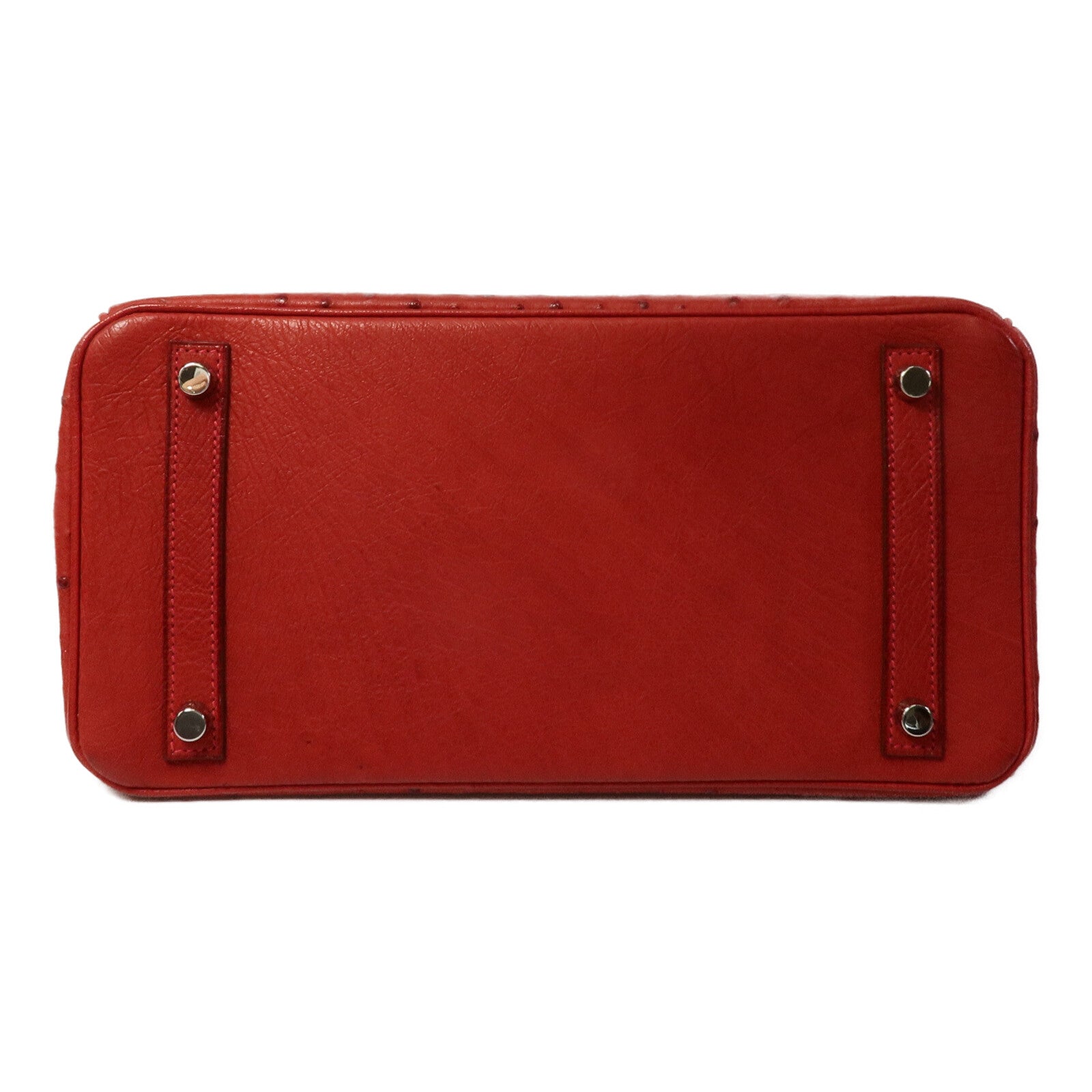 HERMES Ostrich皮革Birkin 30手挽袋Red