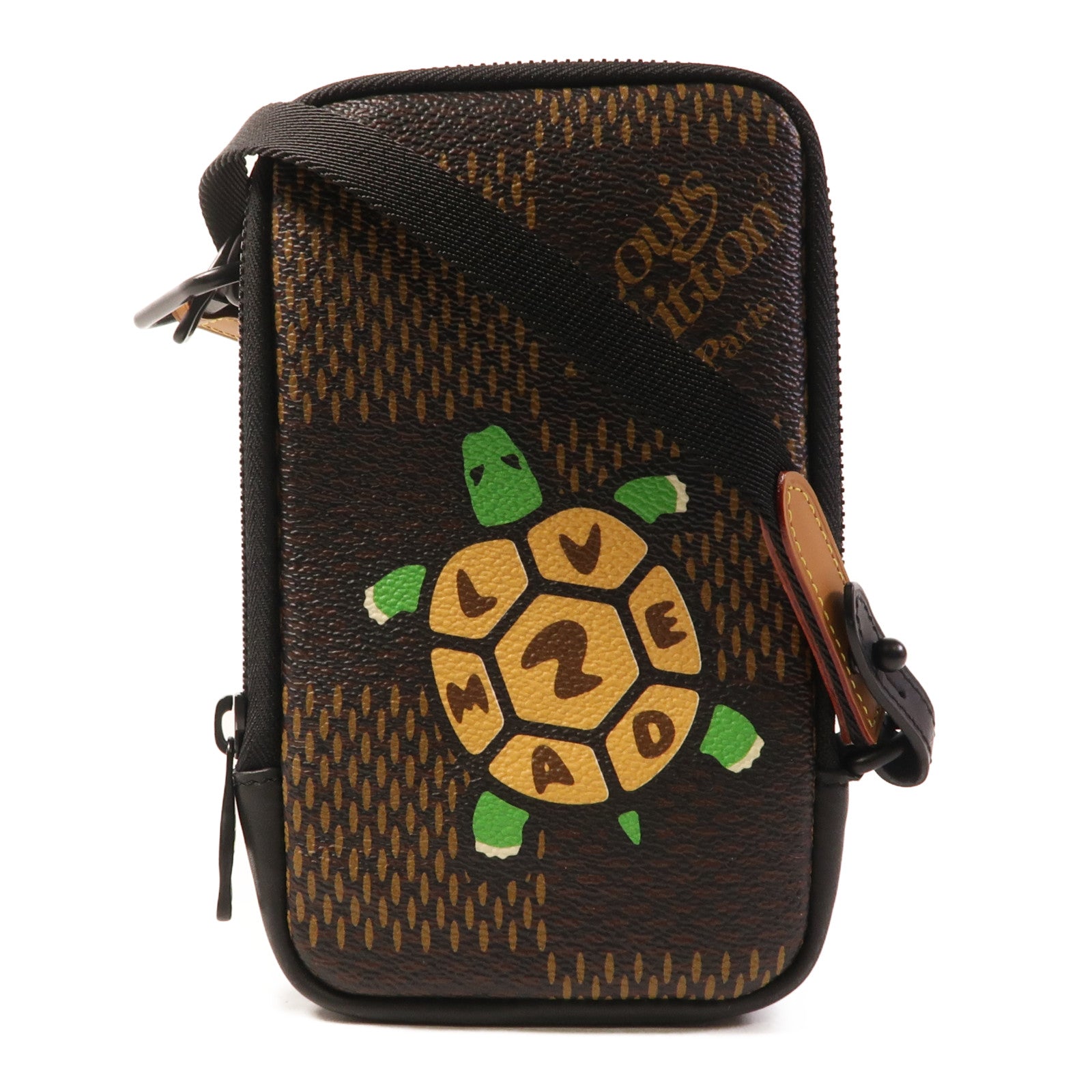 LOUIS VUITTON 【激減優惠】Damier LV x Nigo Phone Pouch肩背袋