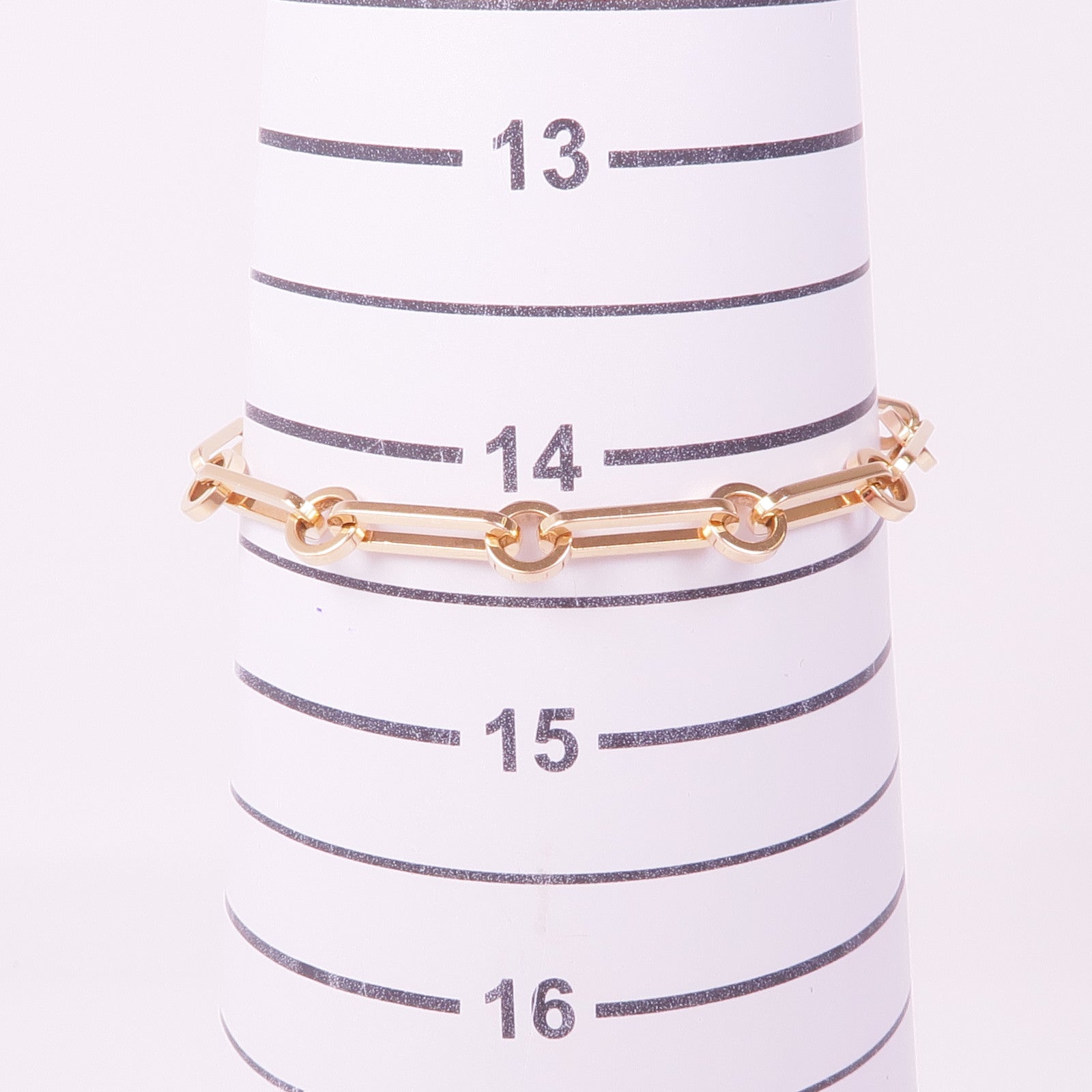 HERMES 18K玫瑰金Kelly Chaine Diamond Bracelet鑽石手鏈
