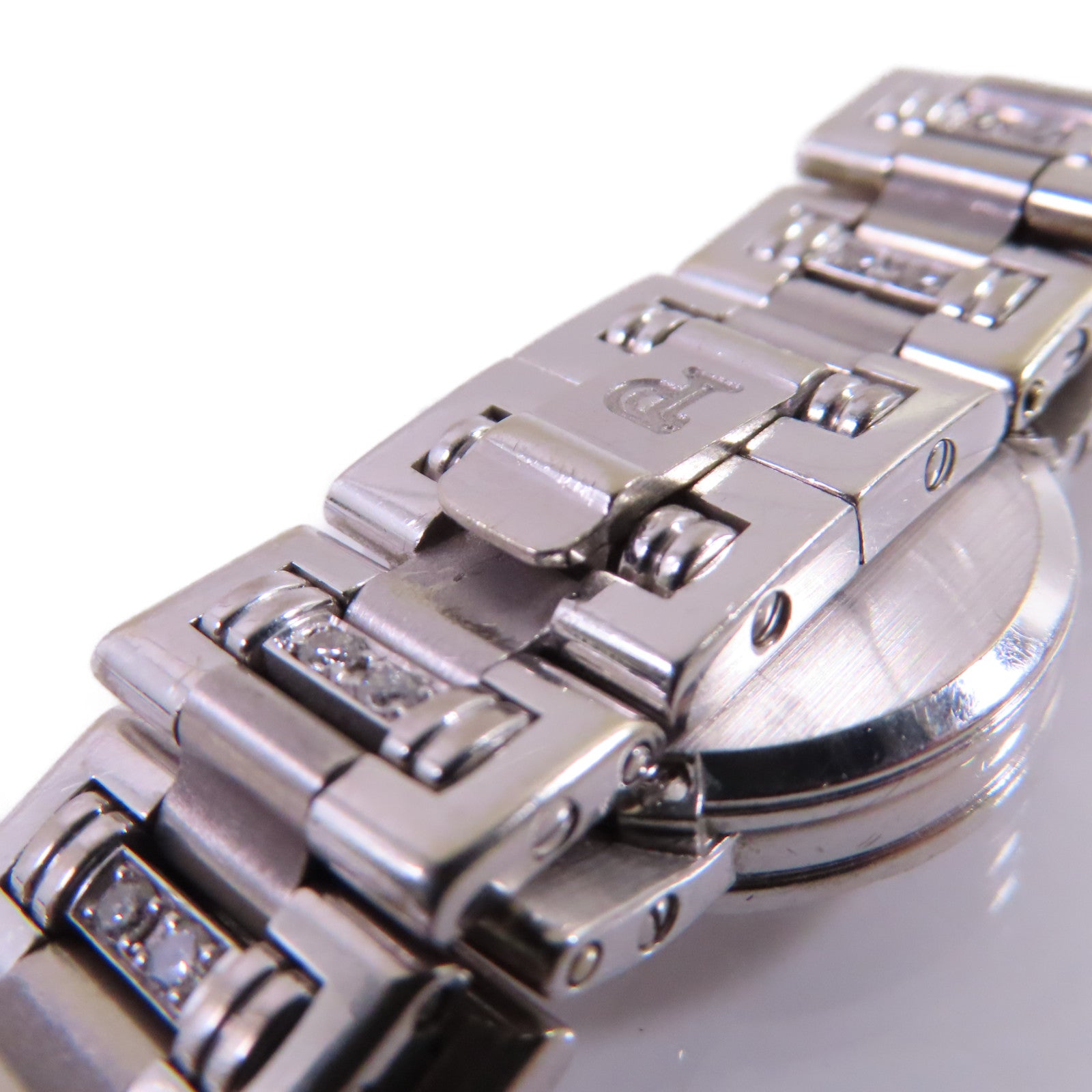 PIAGET Dancer Diamond Watch18K白金/鑽石石英機芯手錶銀色