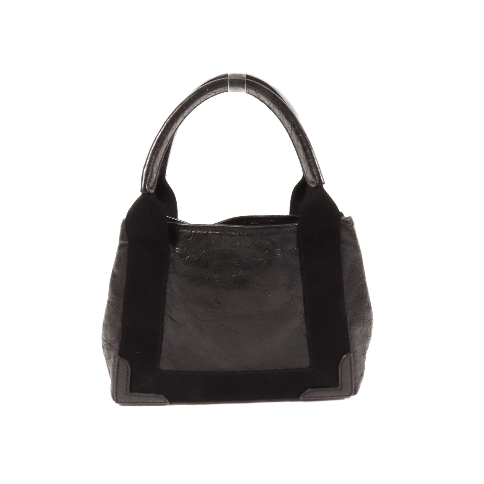 BALENCIAGA 牛皮皮革Cabas銀扣手挽肩背兩用袋