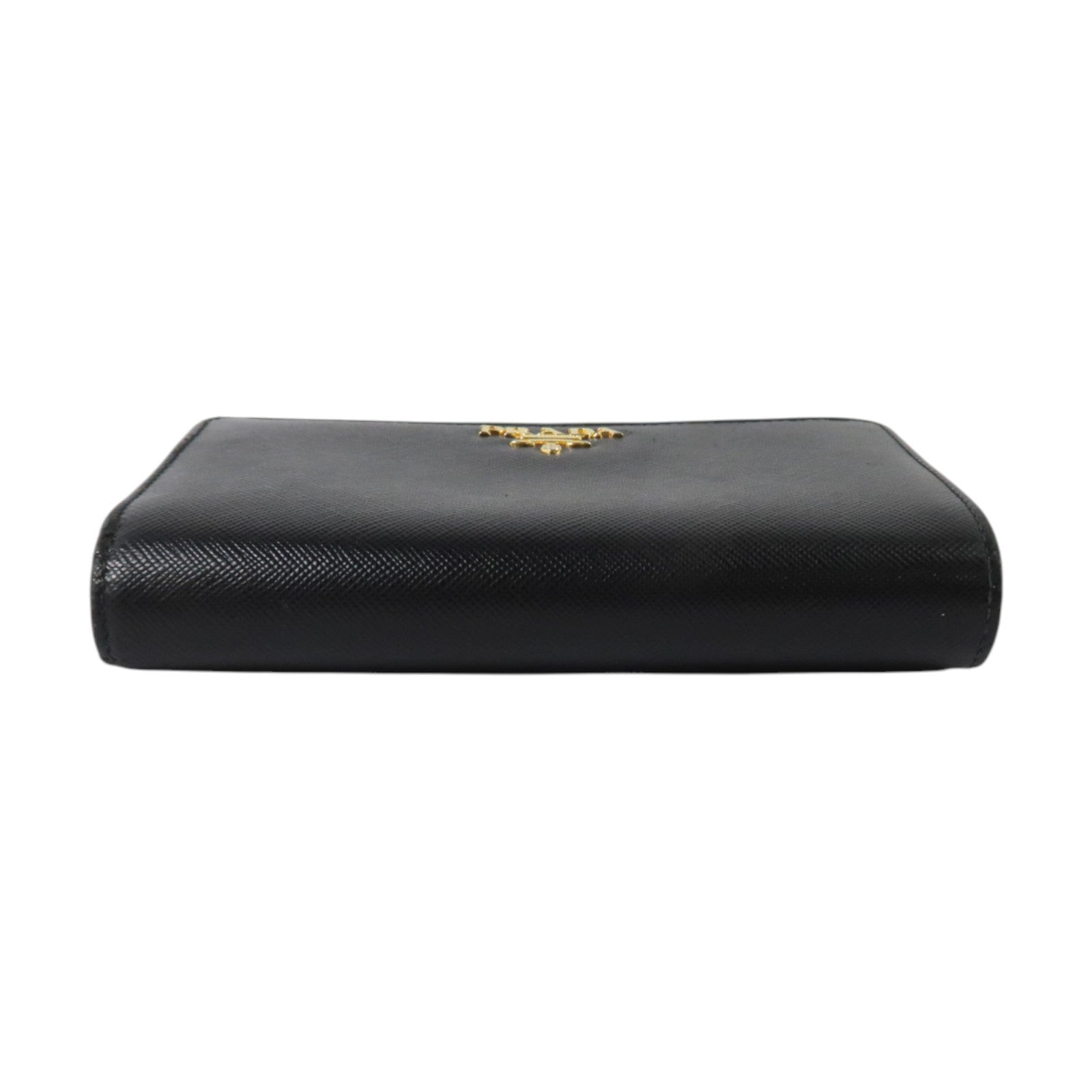 PRADA Saffiano皮革Wallet金扣錢包