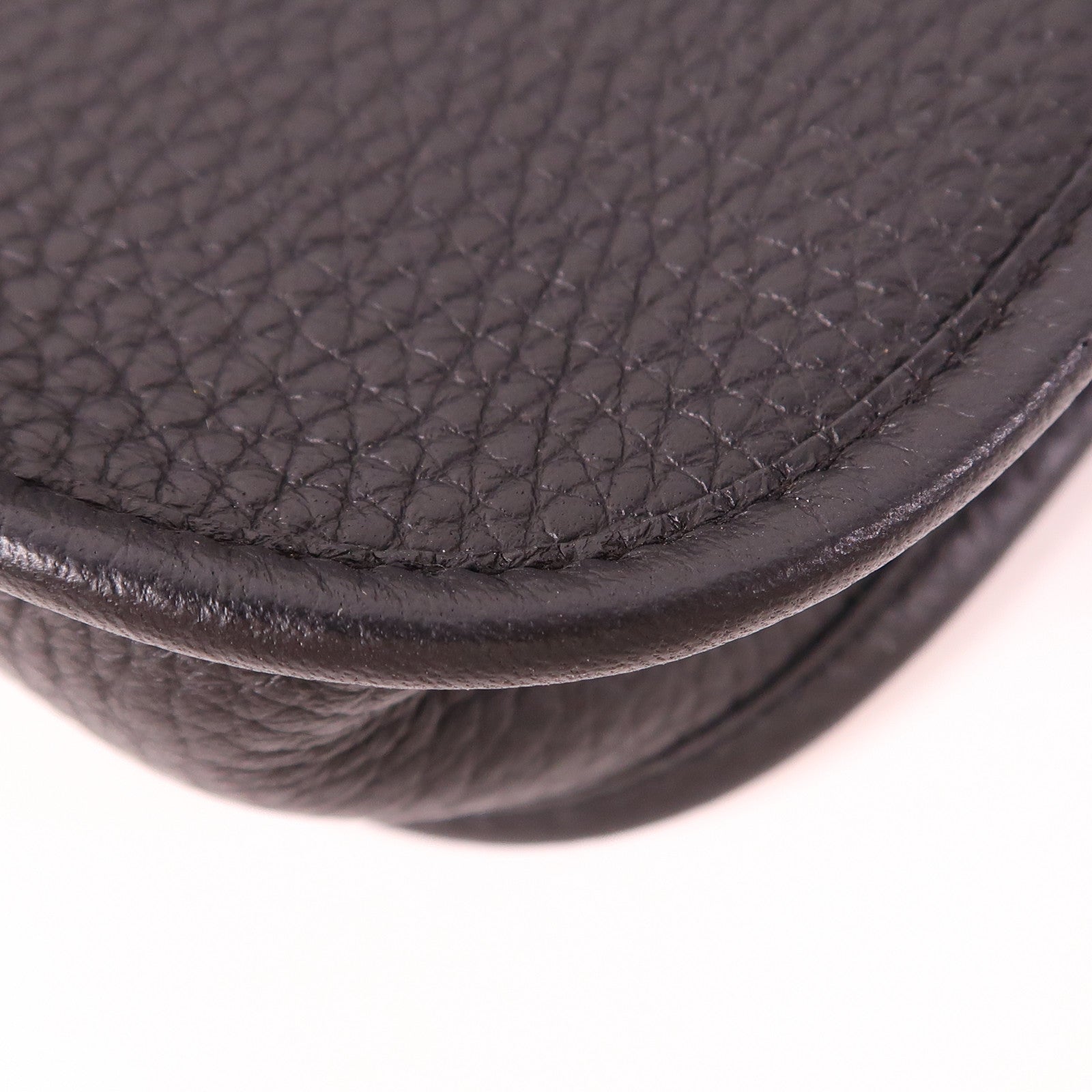 HERMES Clemence皮革Evelyne TPM金扣肩背袋Noir