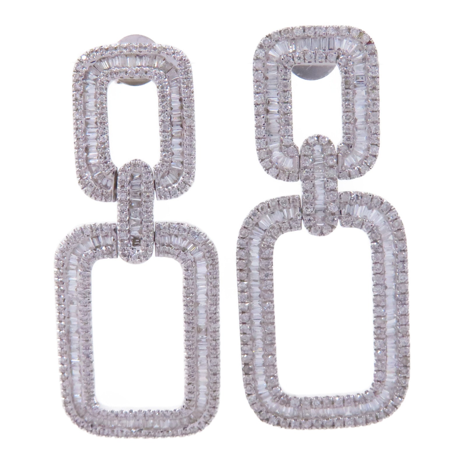 JEWELRY 18K白金Diamond Earrings 1.66ct鑽石耳環