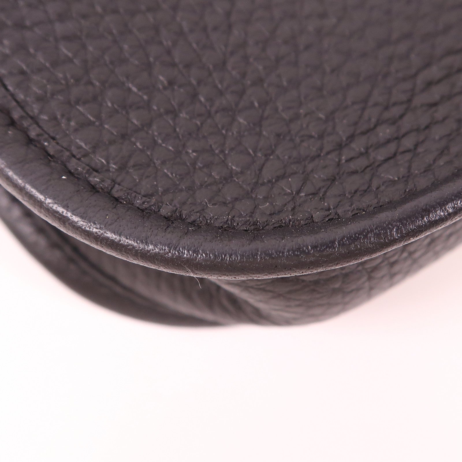 HERMES Clemence皮革Evelyne TPM金扣肩背袋Noir