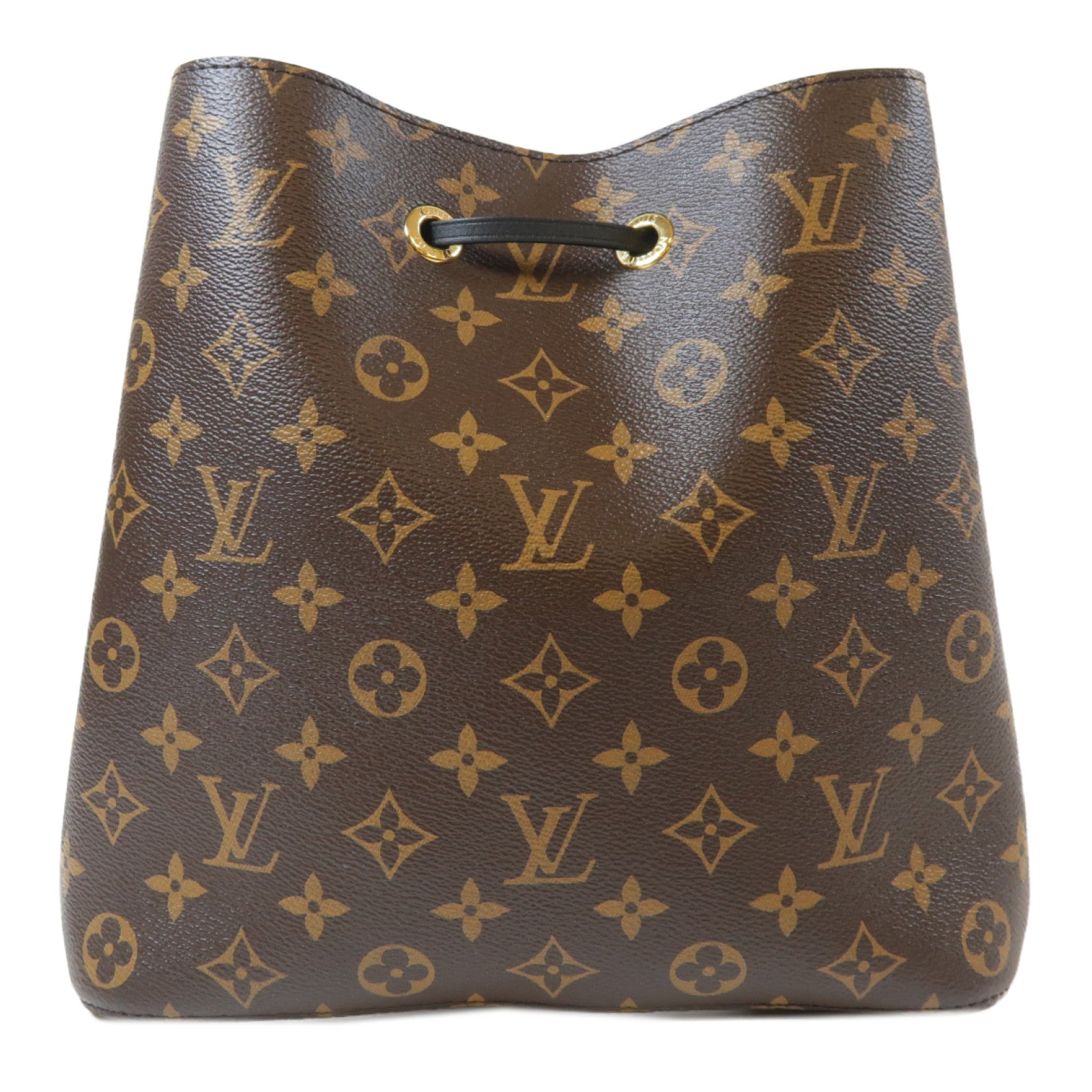 LOUIS VUITTON Monogram Neo Noe MM金扣肩背袋啡色