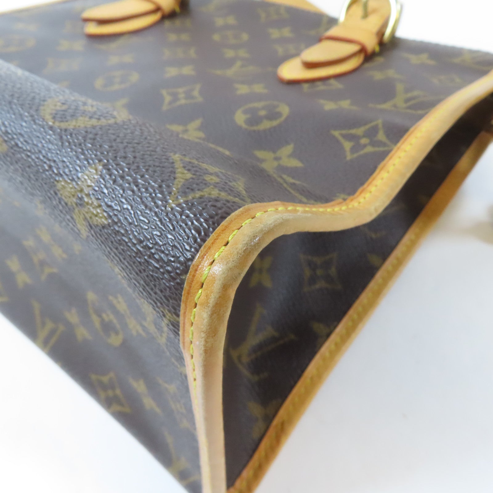 LOUIS VUITTON 【激減優惠】Monogram Popincourt Haut金扣肩背袋啡色