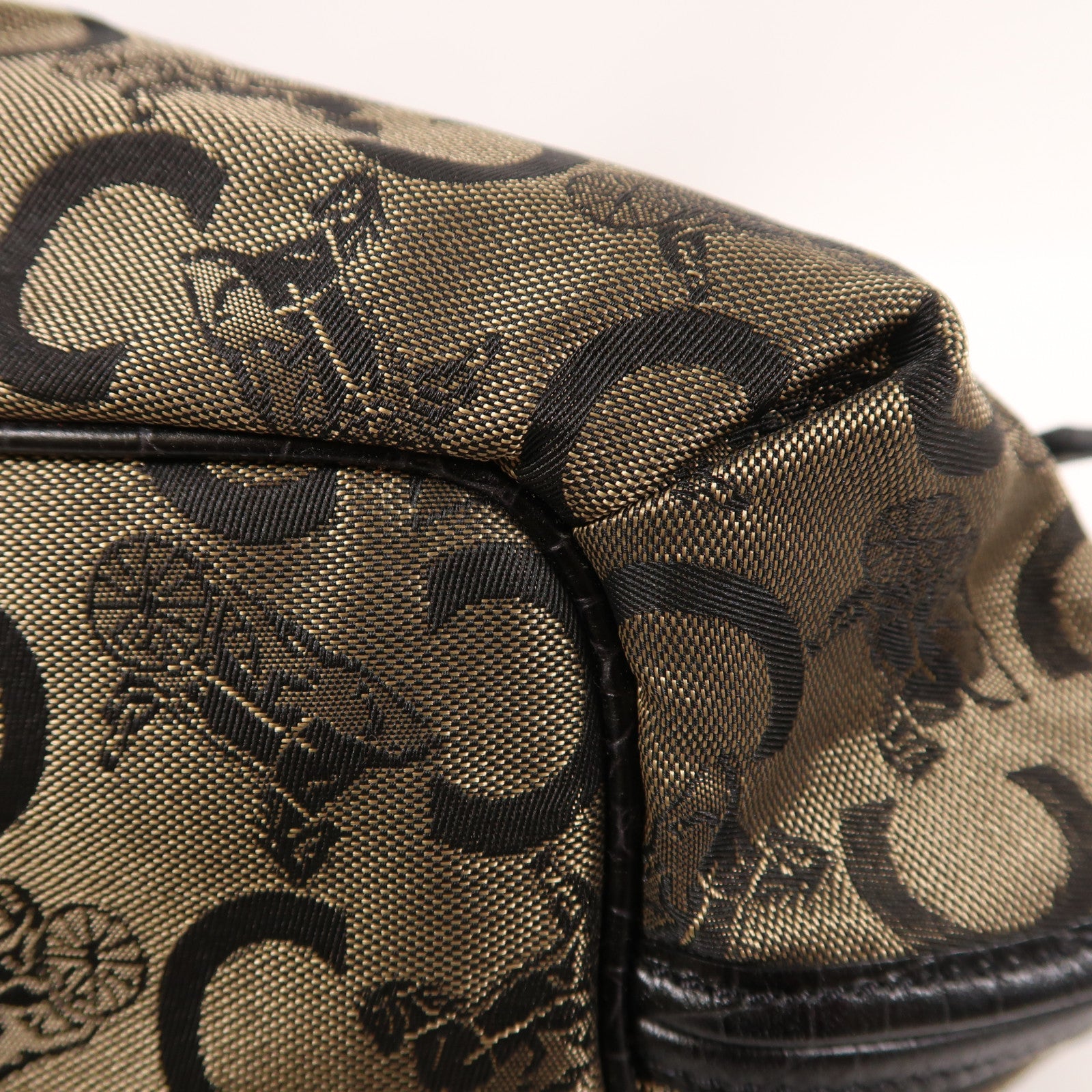 CELINE 帆布Hand Bag金扣手挽袋