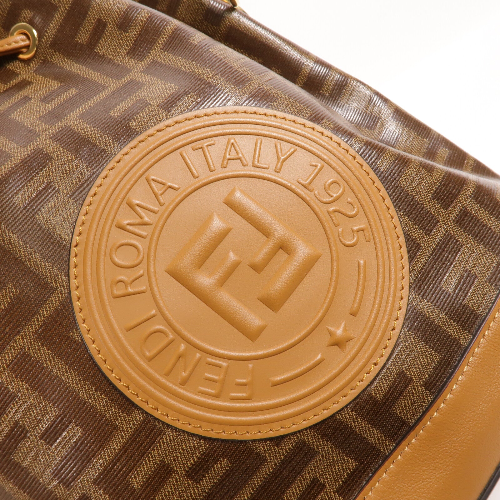 FENDI 塗層帆布Mon Tresor肩背袋