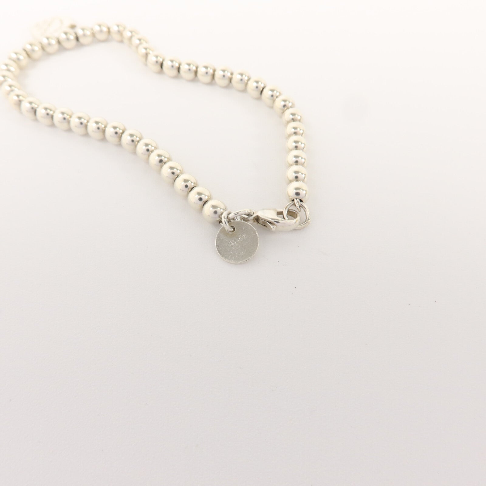 TIFFANY＆CO 925純銀Return To Tiffany Heart Tag手鏈