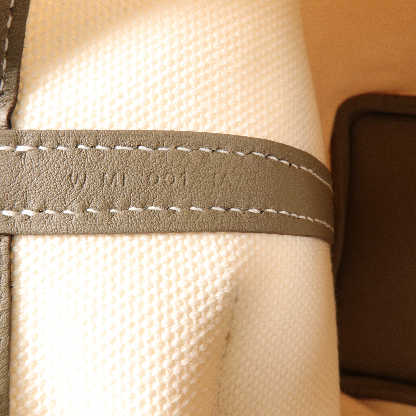 HERMES 帆布/Swift皮革Picotin PM手挽袋Etoupe