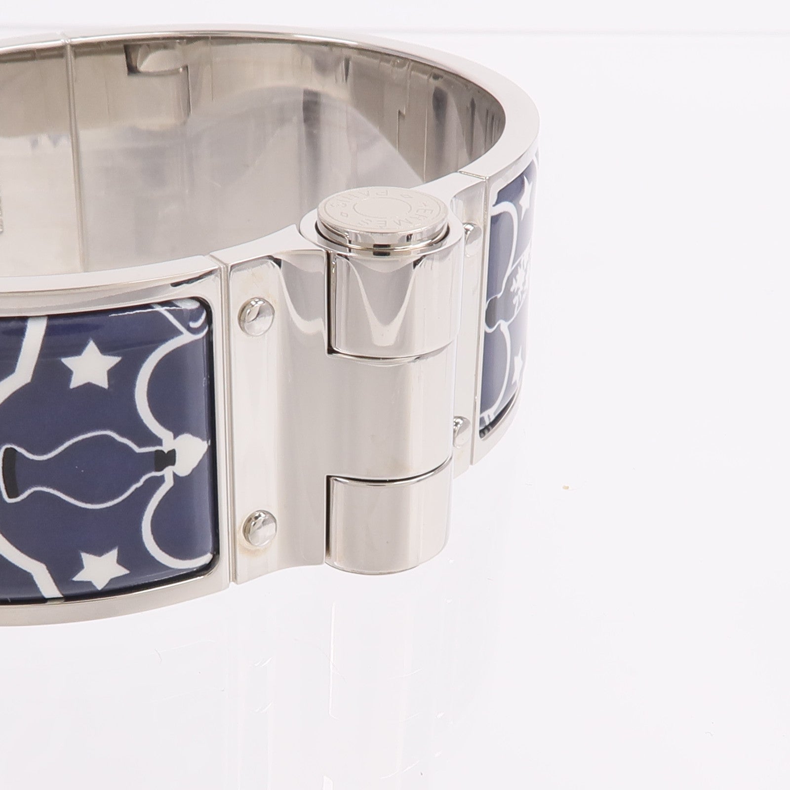 HERMES 金屬/琺瑯Charniere Bangle/Bracelet手鐲