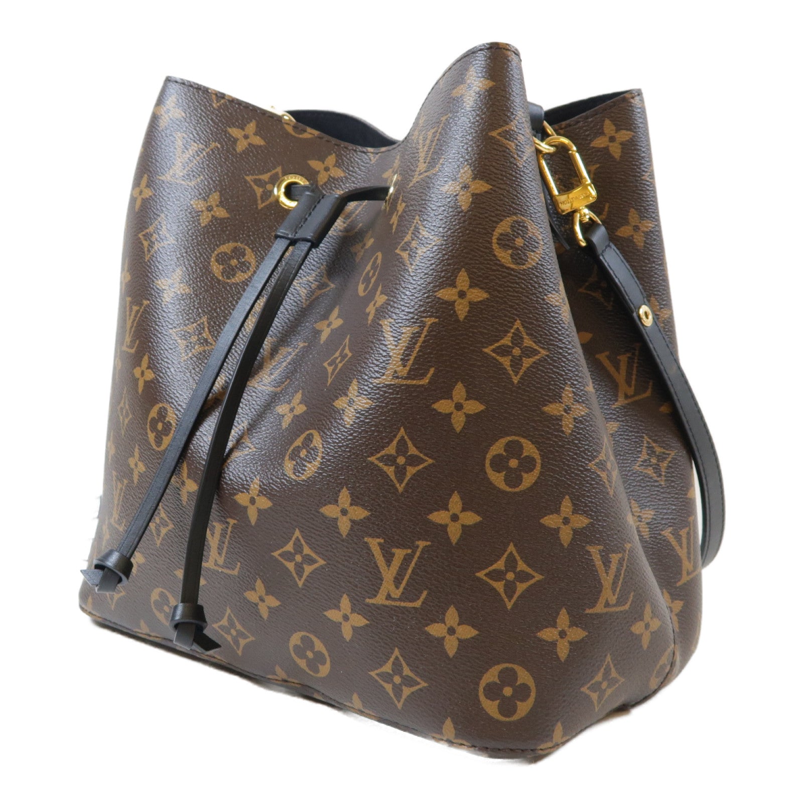 LOUIS VUITTON Monogram Neo Noe MM金扣肩背袋啡色