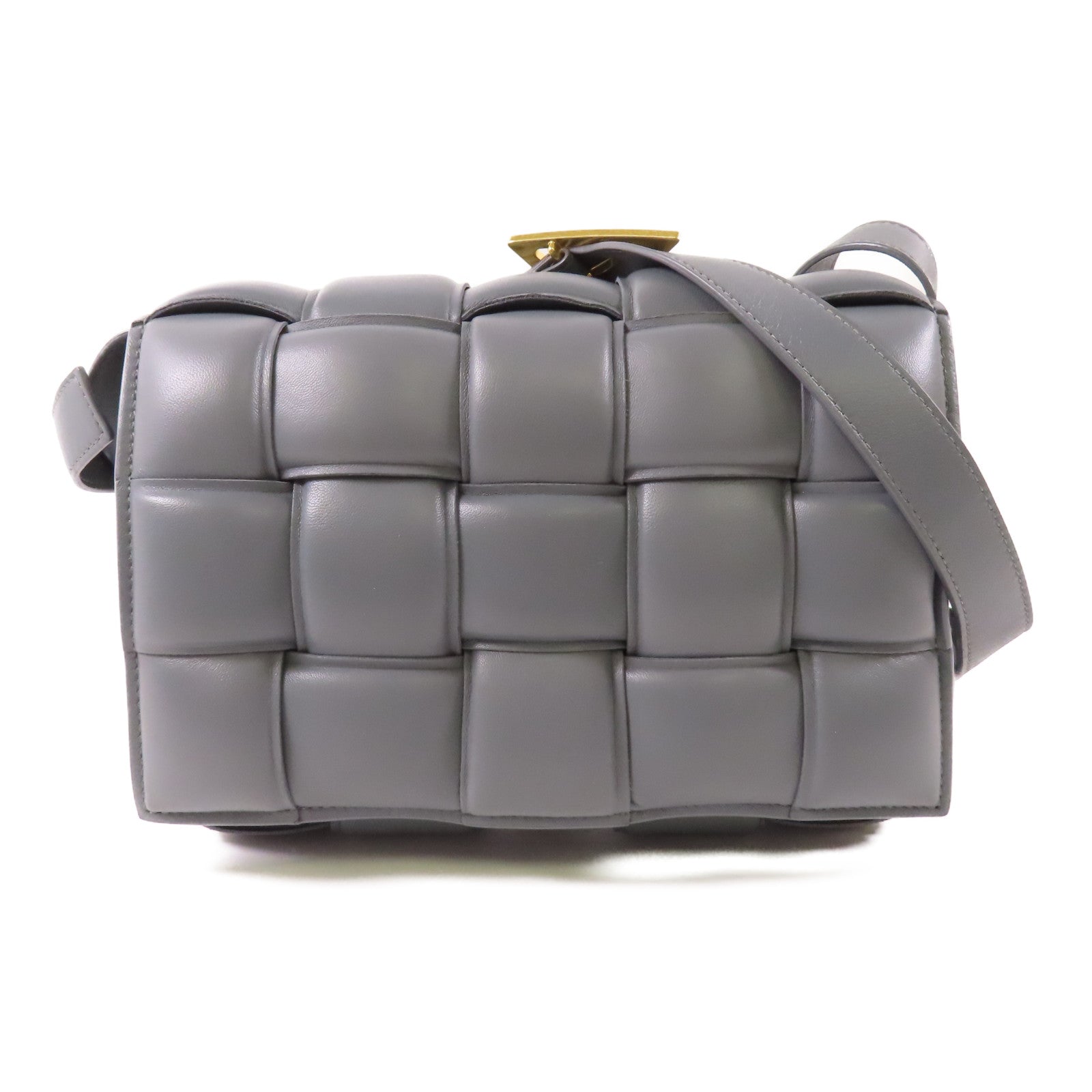 BOTTEGA VENETA 羊皮皮革Padded Cassette金扣肩背袋