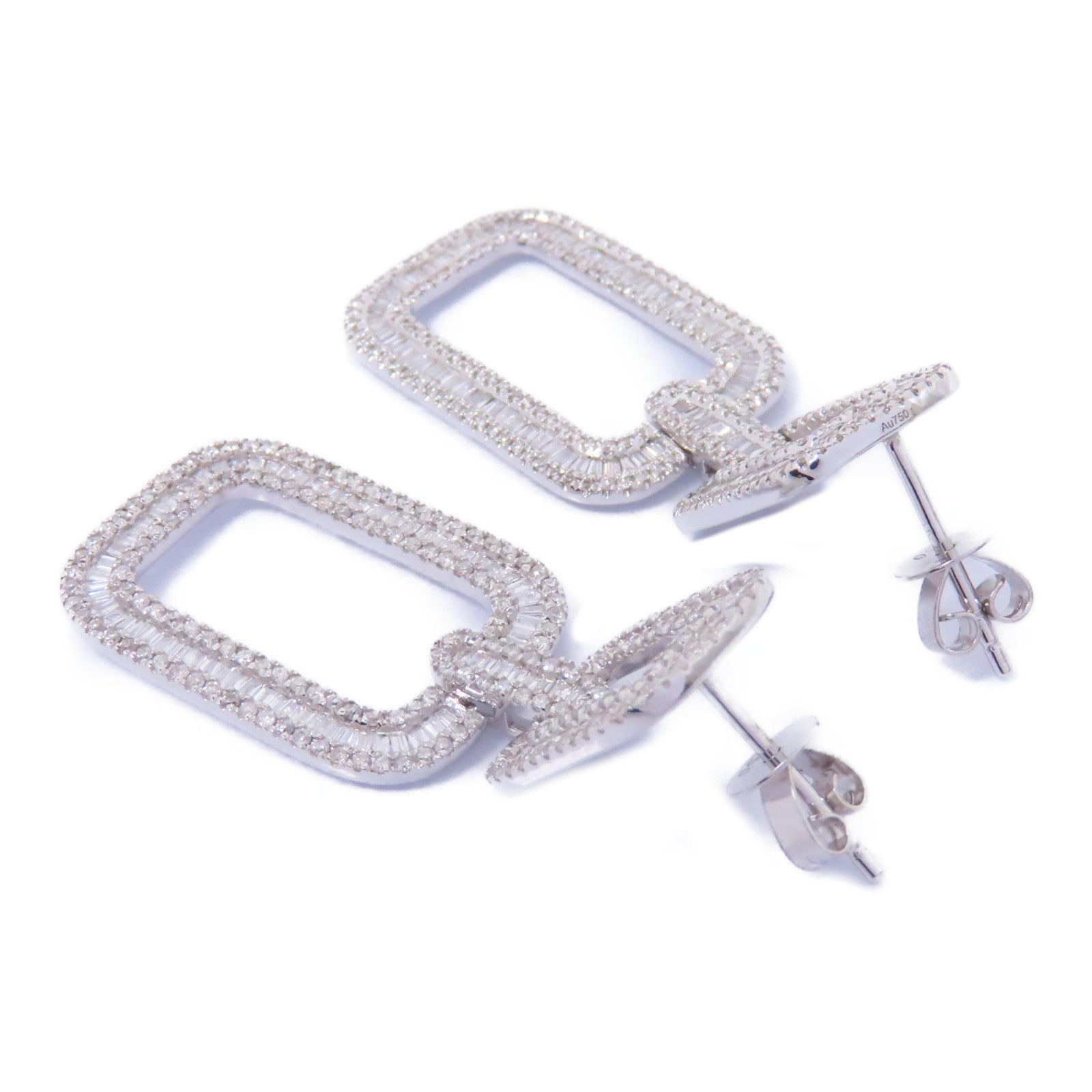 JEWELRY 18K白金Diamond Earrings 1.66ct鑽石耳環