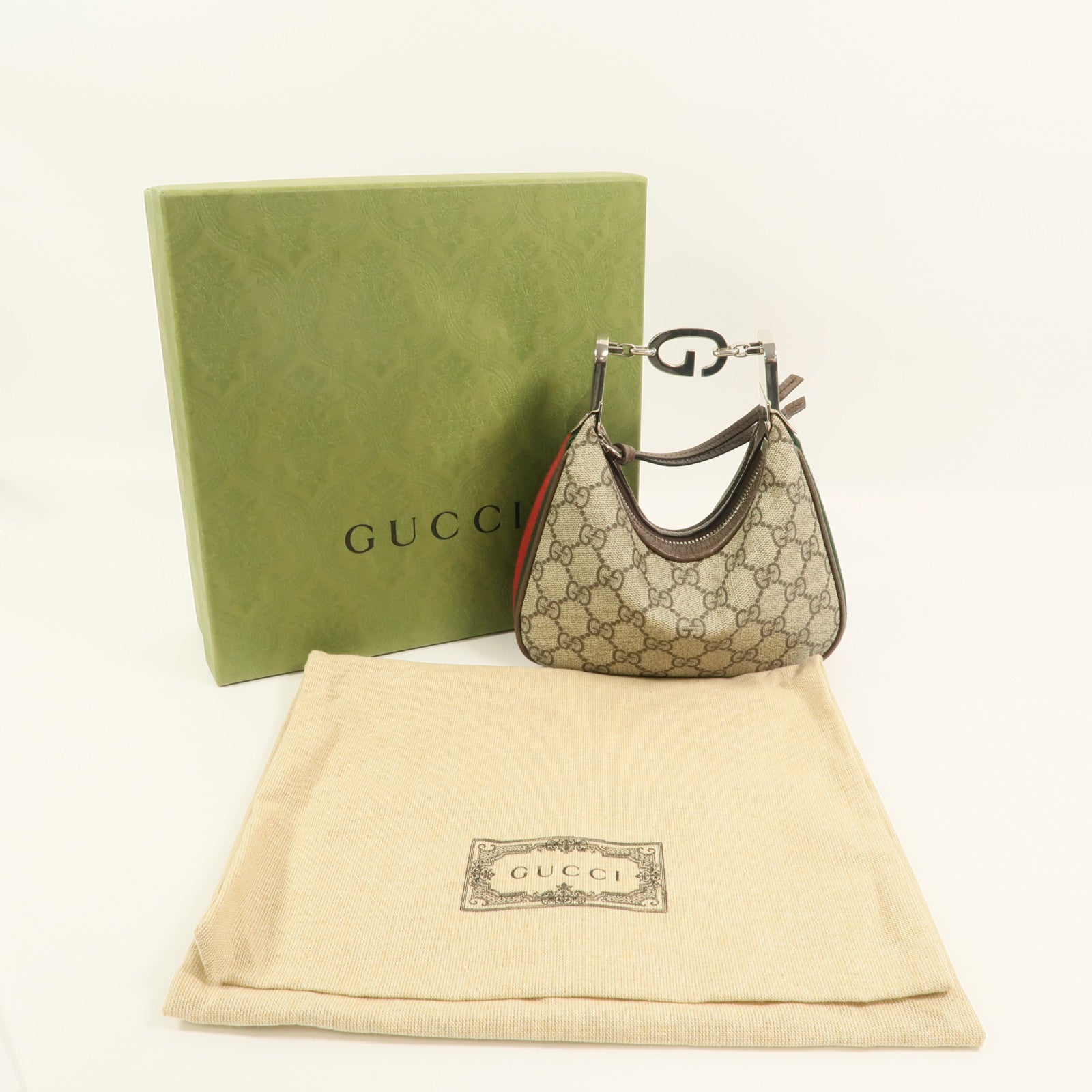 GUCCI 塗層帆布Attache Mini Bag手挽袋