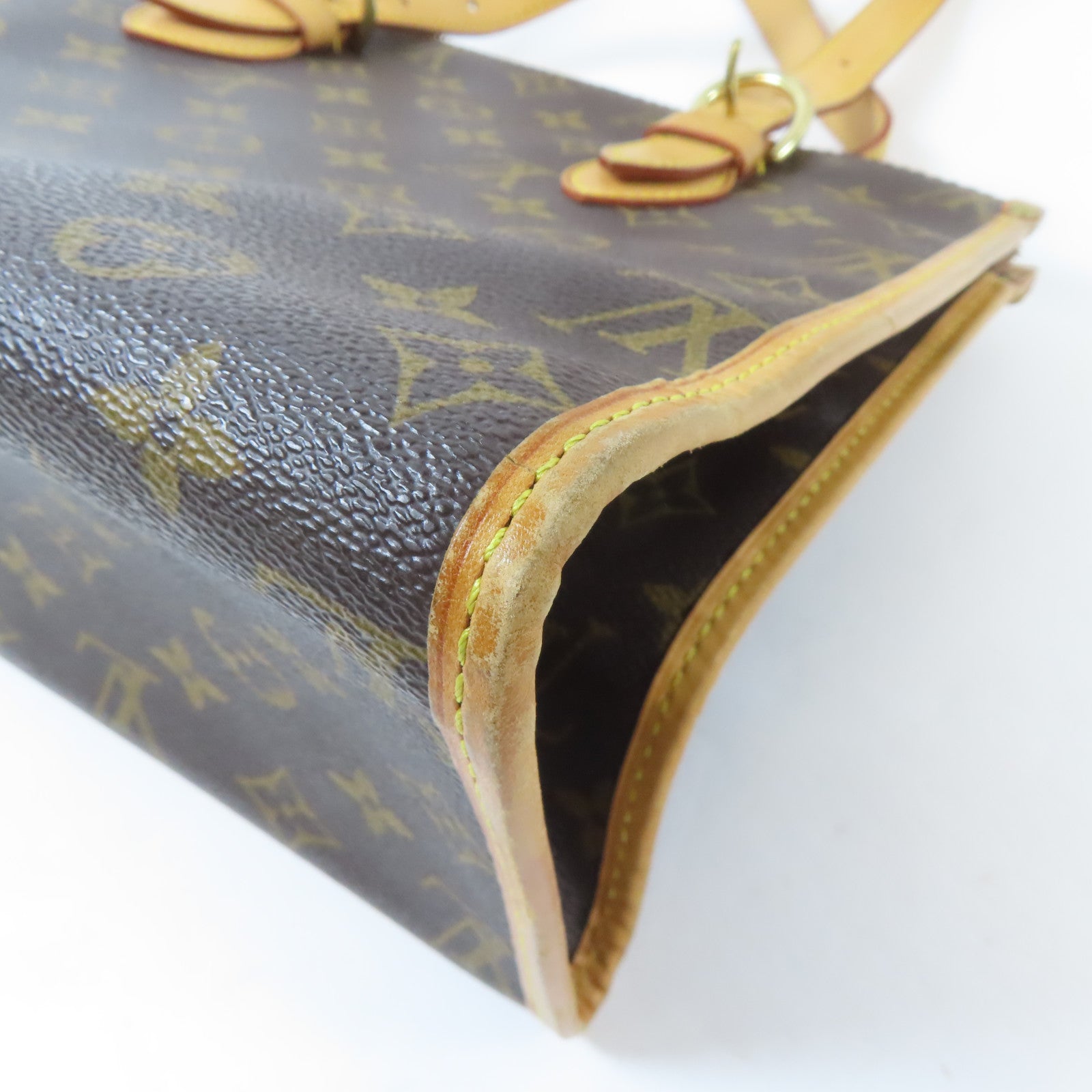LOUIS VUITTON 【激減優惠】Monogram Popincourt Haut金扣肩背袋啡色